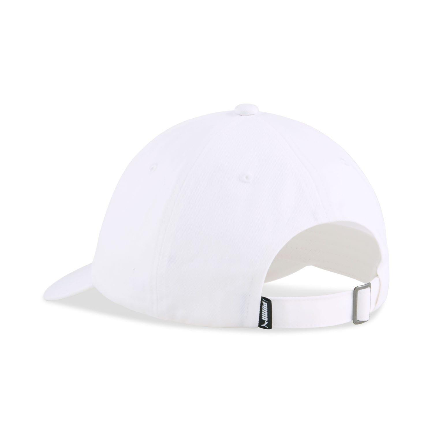 White - Puma - Essential Script Logo Dad Cap - 2