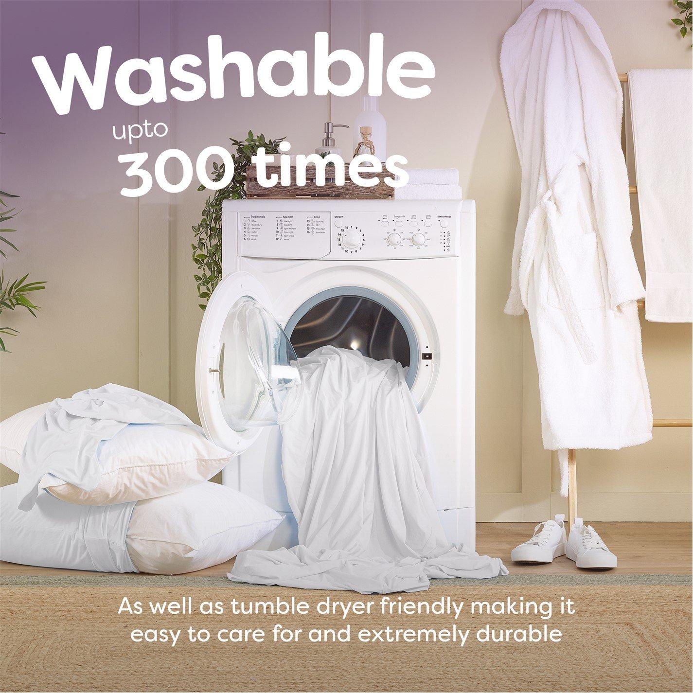 White - Slumberdown - Waterproof Protect Pillow Protector - 7