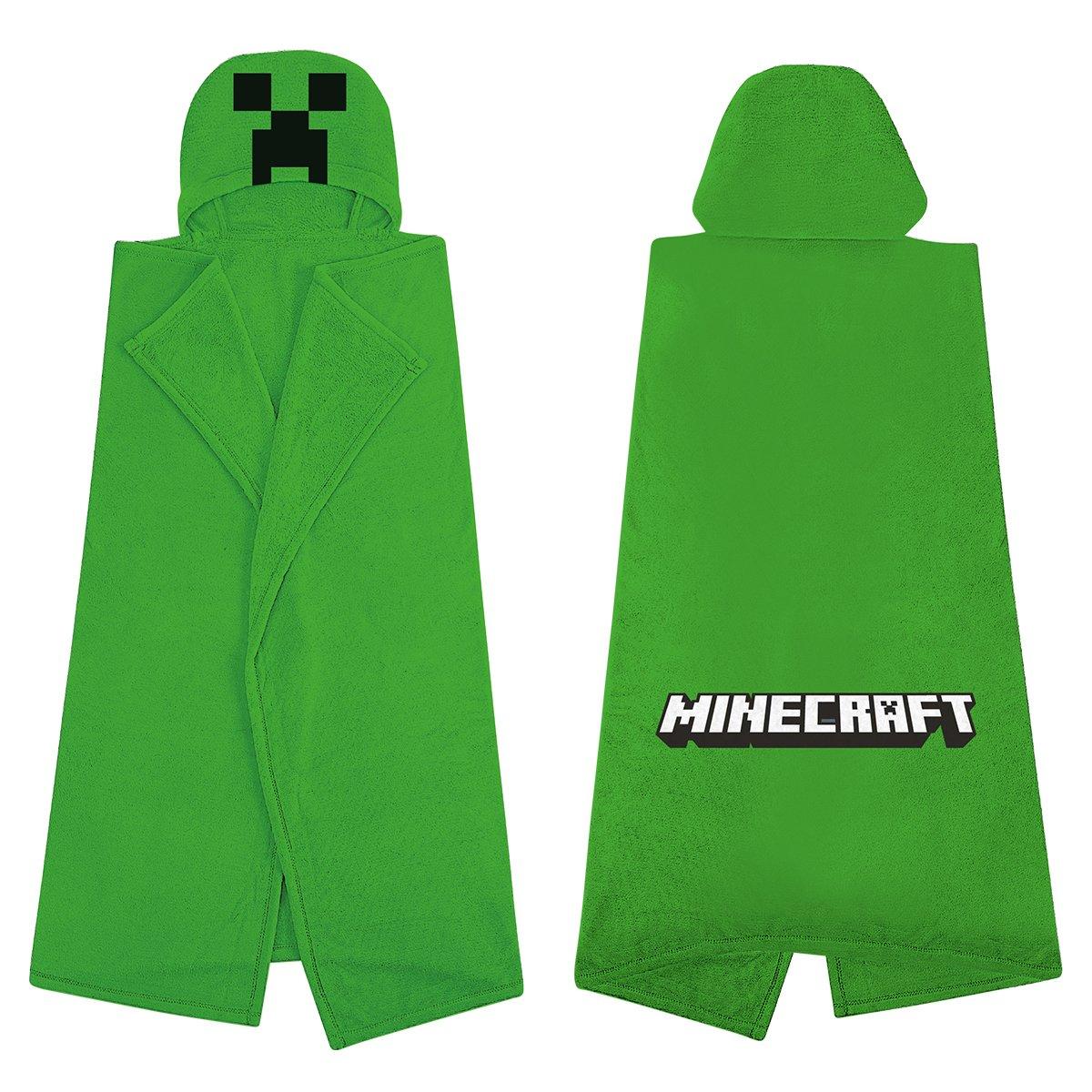  Kids Hooded Fleece Blanket Minecraft - 100x120cm