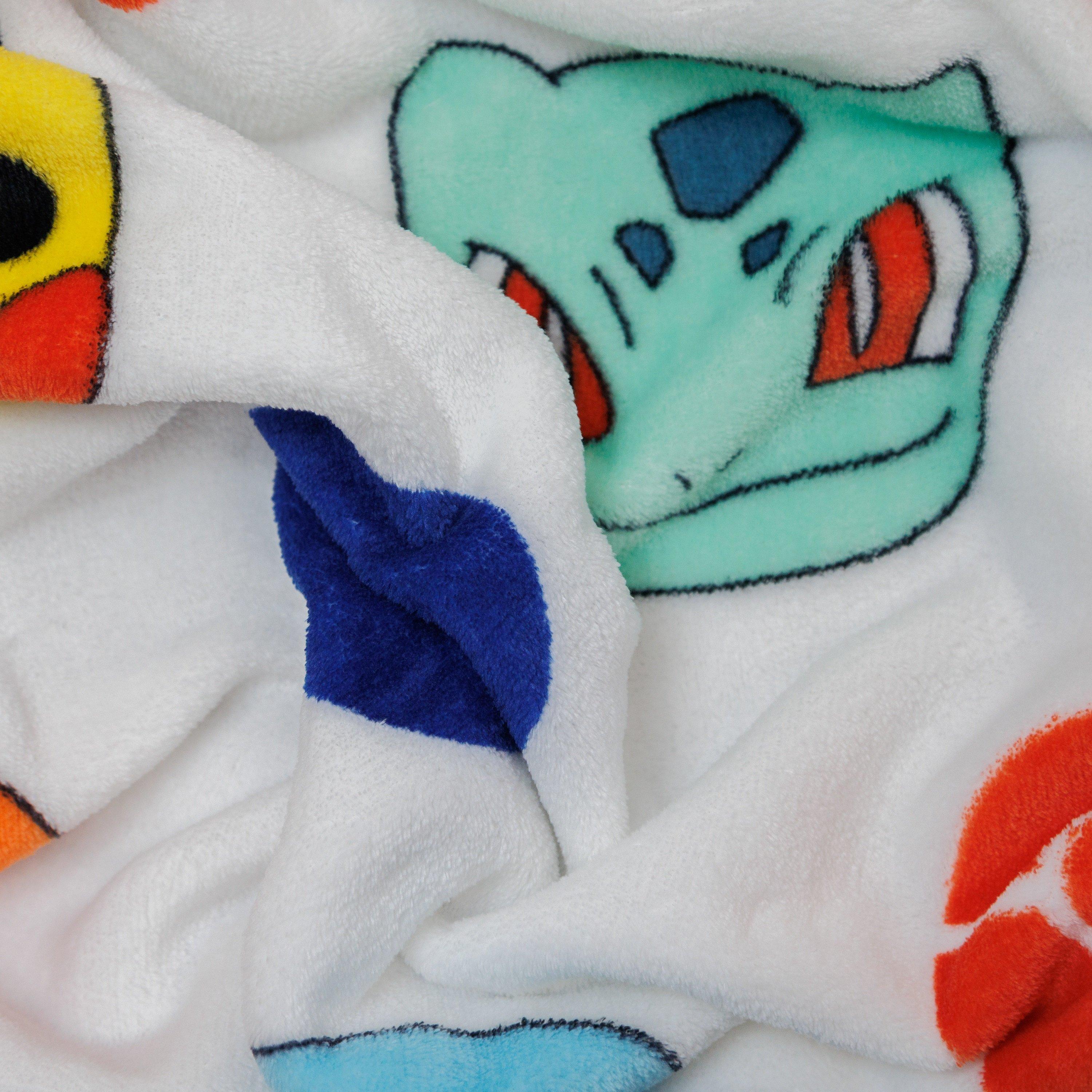 Pokemon Badges Fleece Blanket | USC