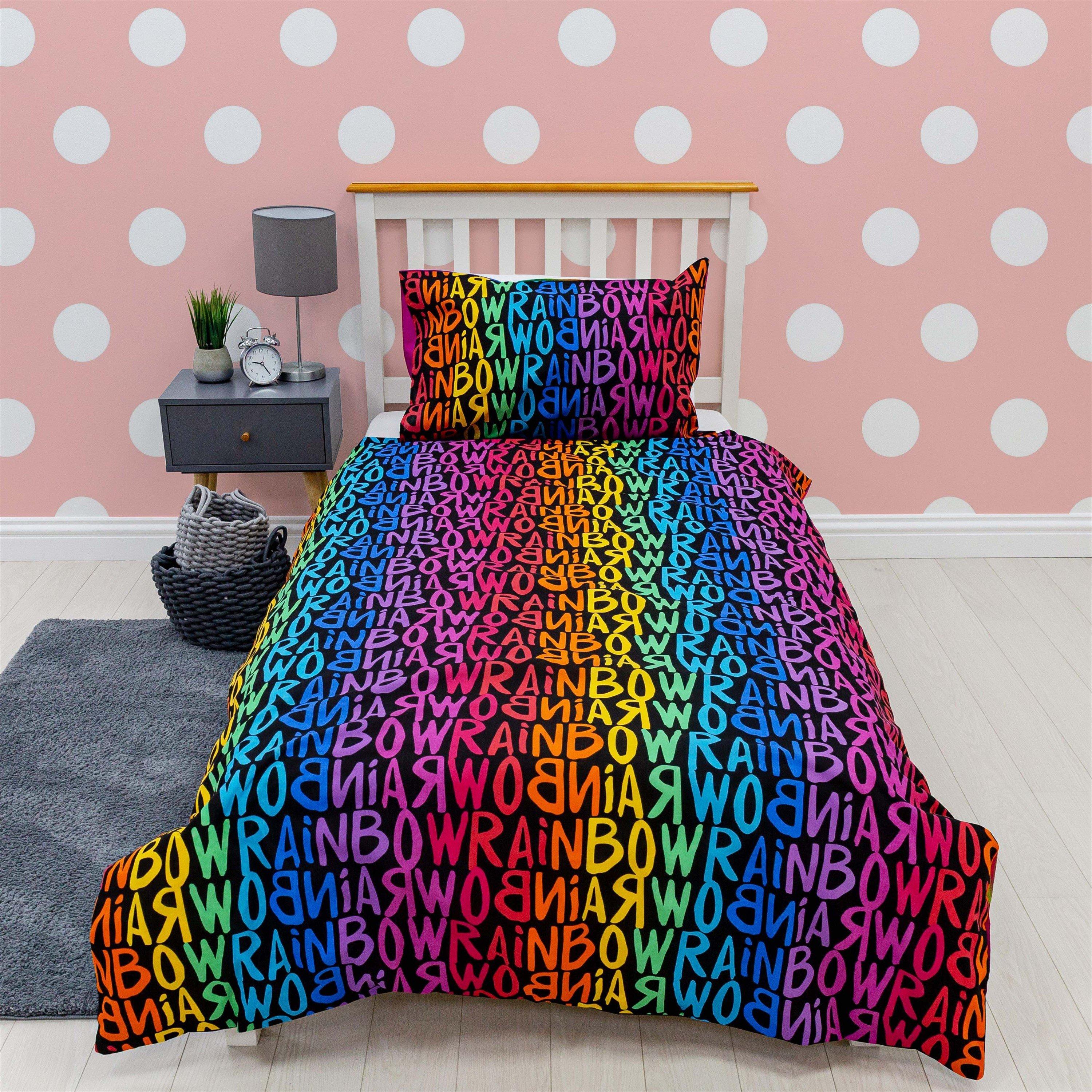 Rainbow High - Rainbow High - Glow Single Panel Duvet Cover Set - 3