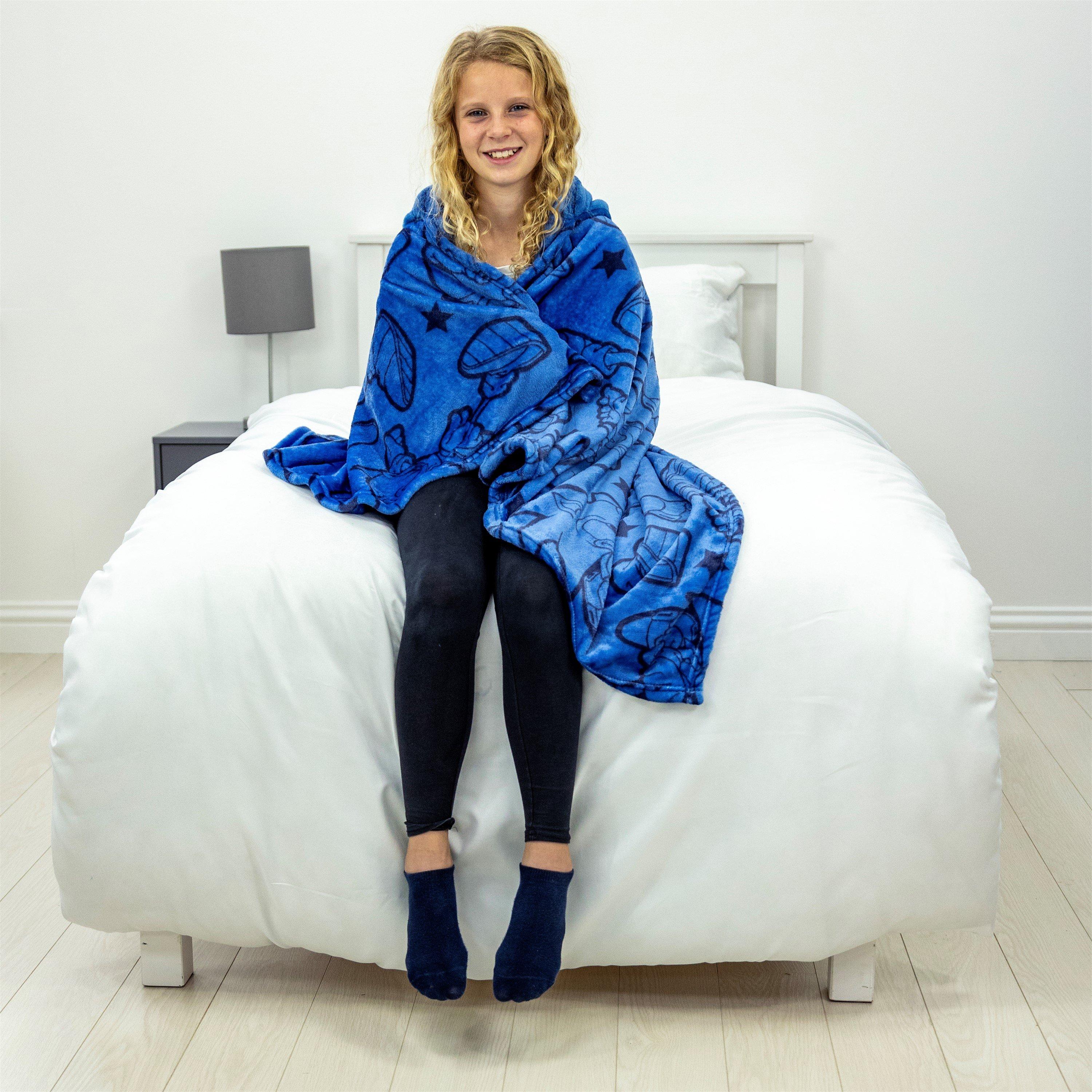 Sonic - Sonic - Hood Black Blanket - 3