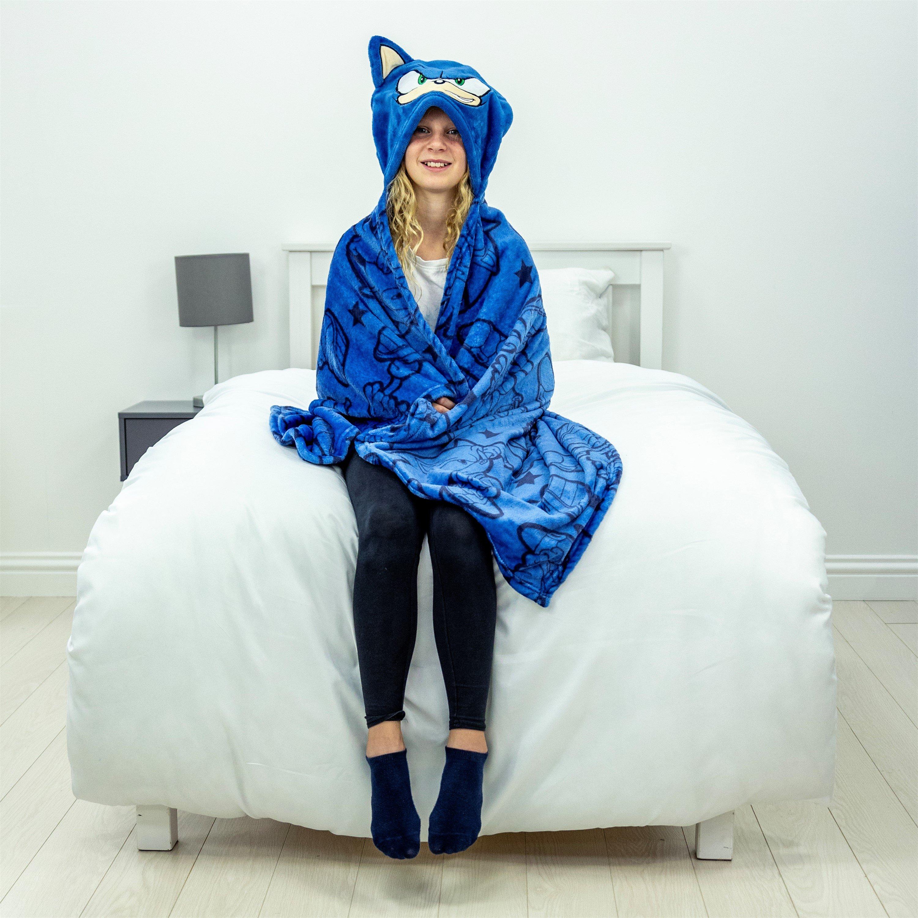 Sonic - Sonic - Hood Black Blanket - 4