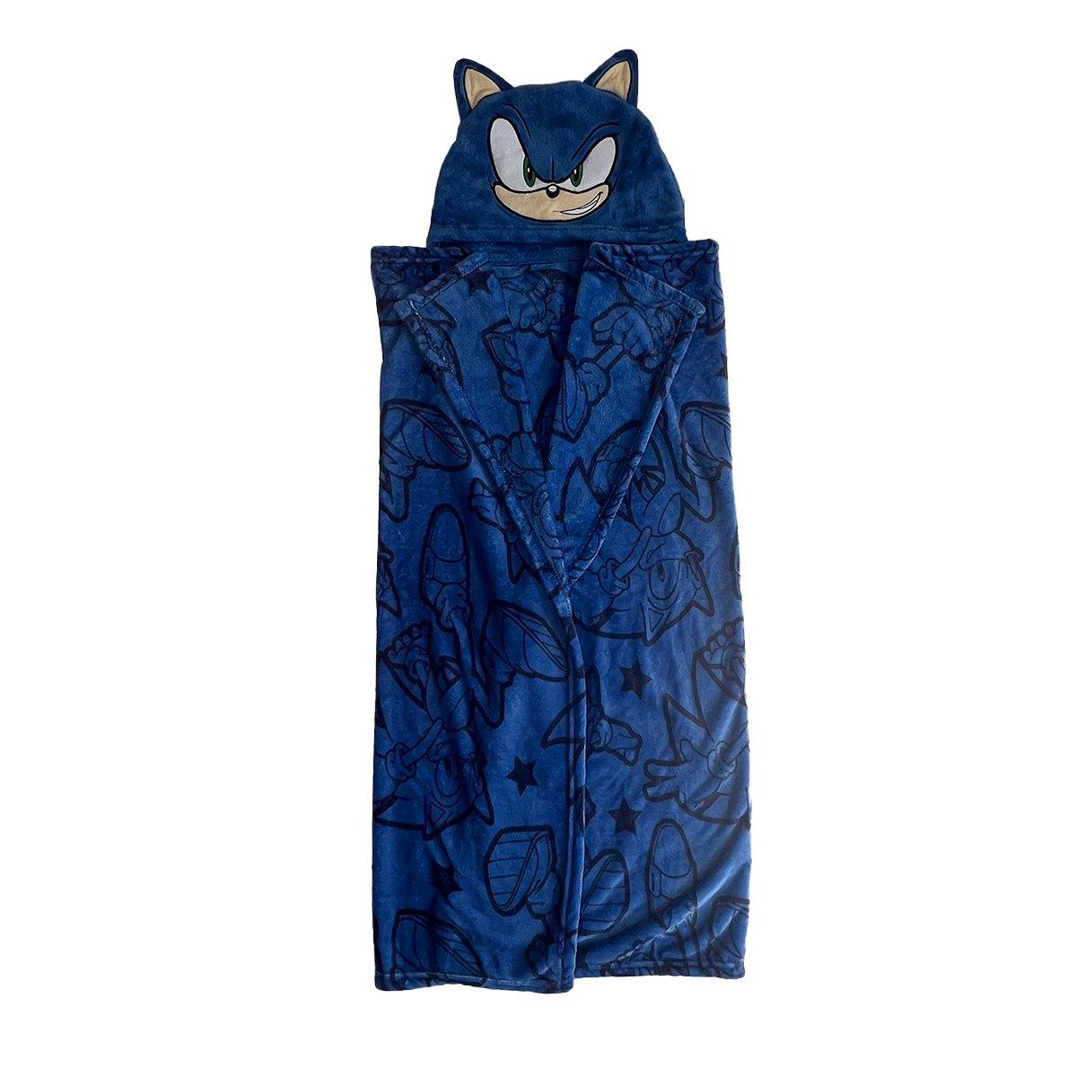 Sonic - Sonic - Hood Black Blanket - 6