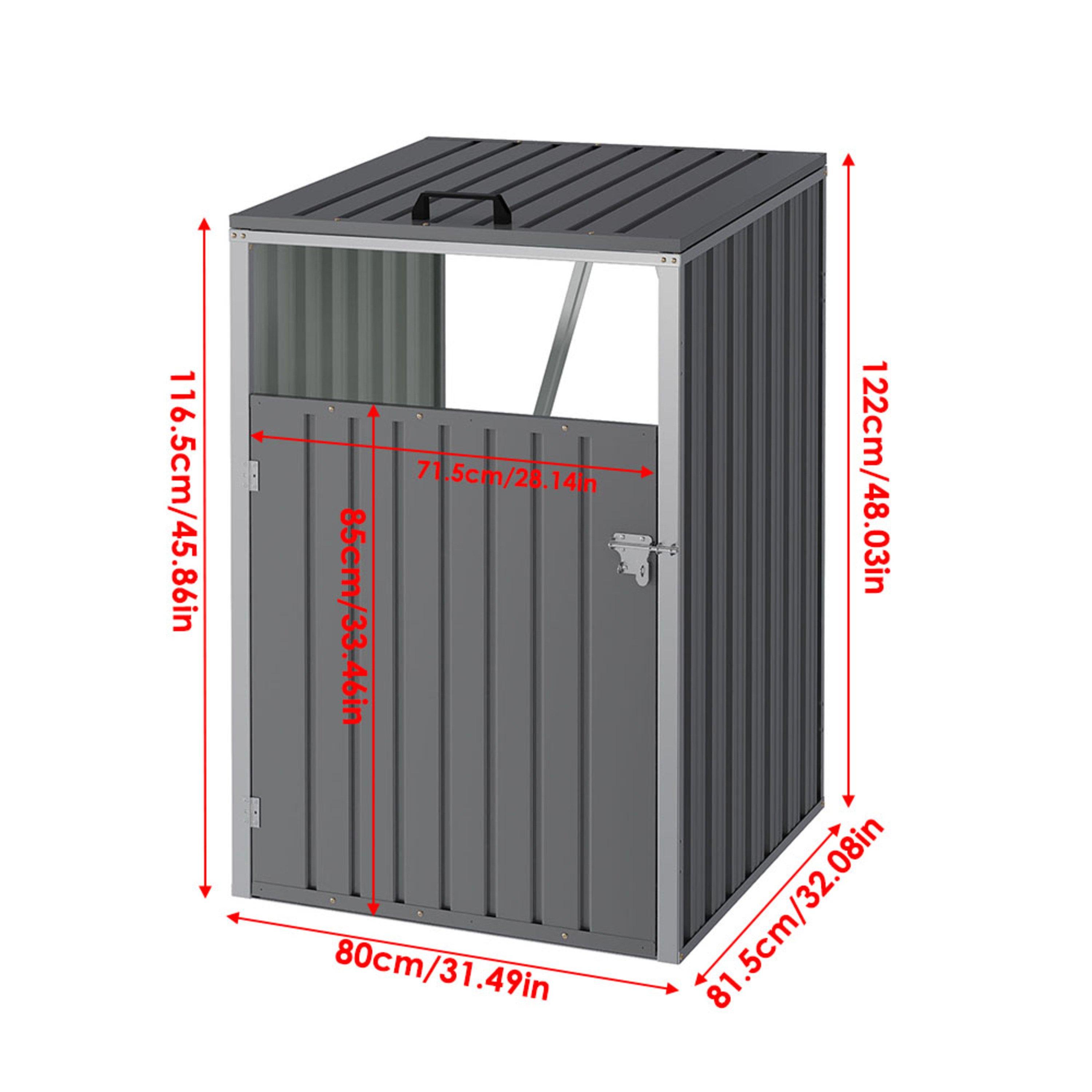 Grey - Breeins - Breeins Bin Shed 63 - 10