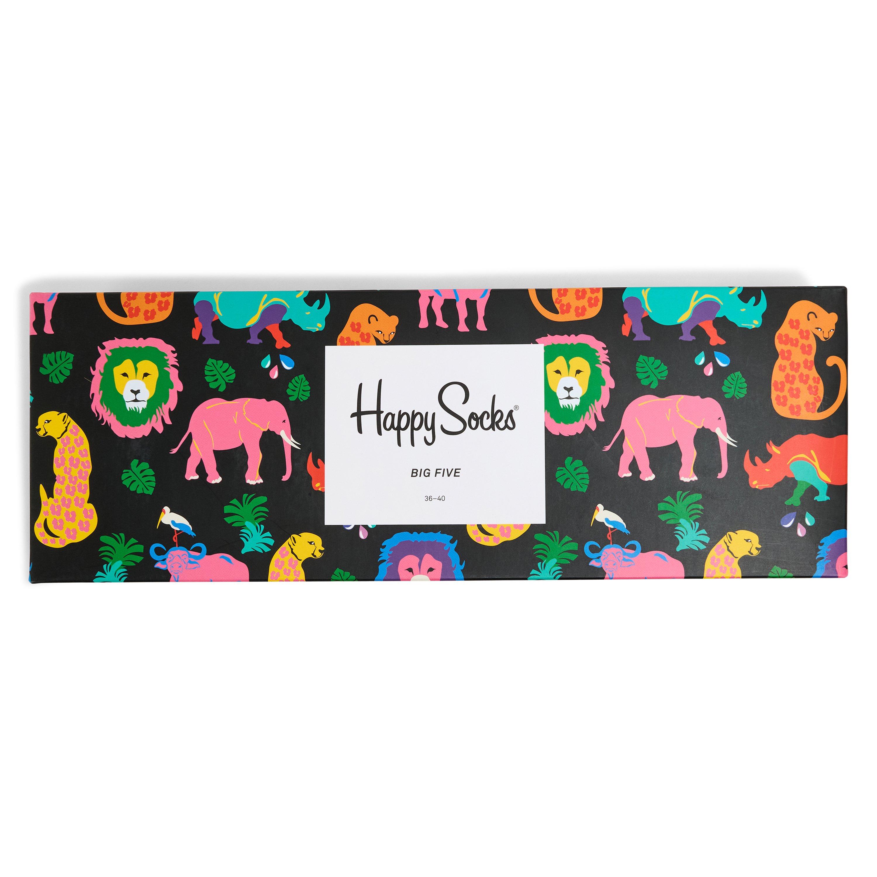 Zwart - Happy Socks - 5Pk Five Gift 99 - 2