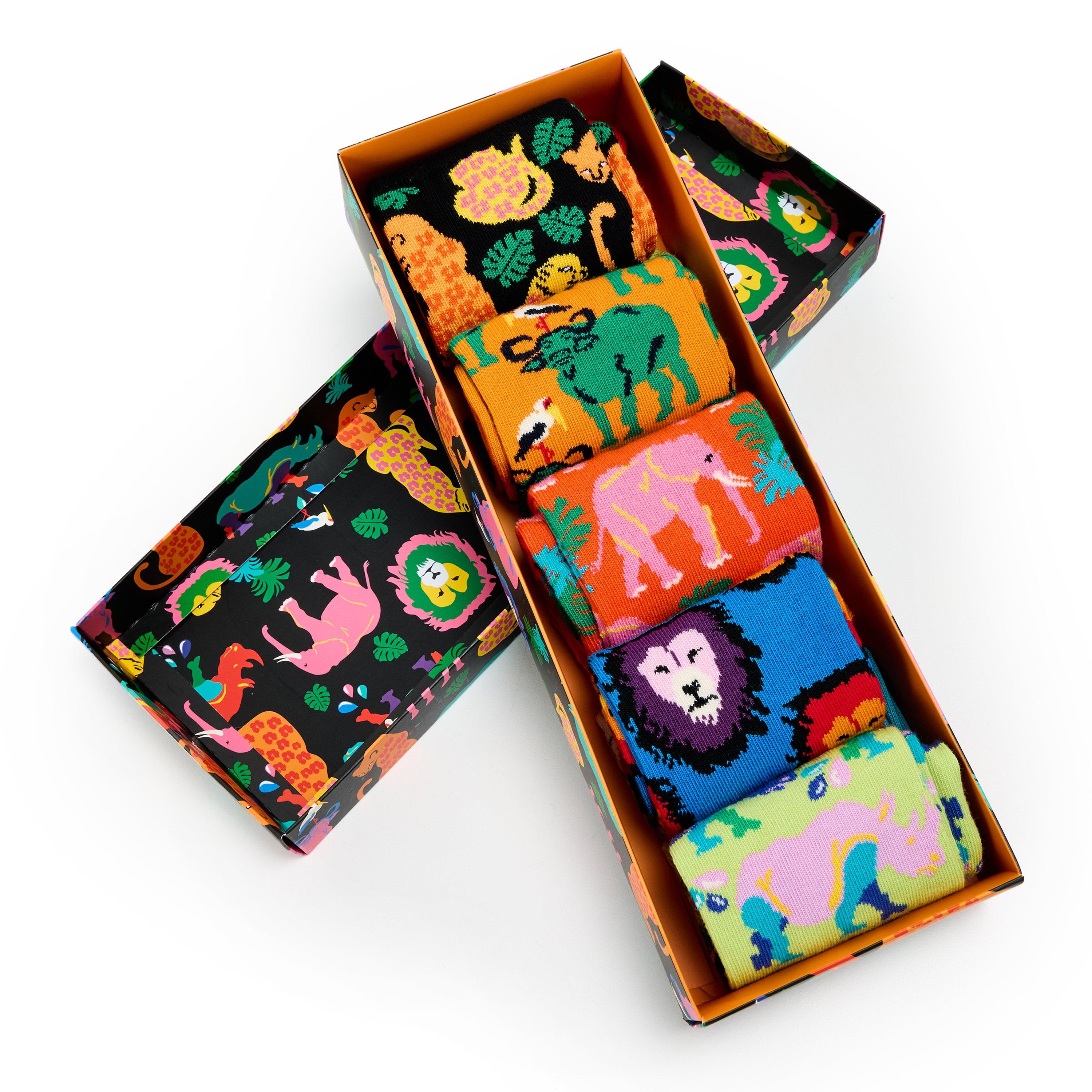 Black - Happy Socks - 5Pk Five Gift 99 - 3