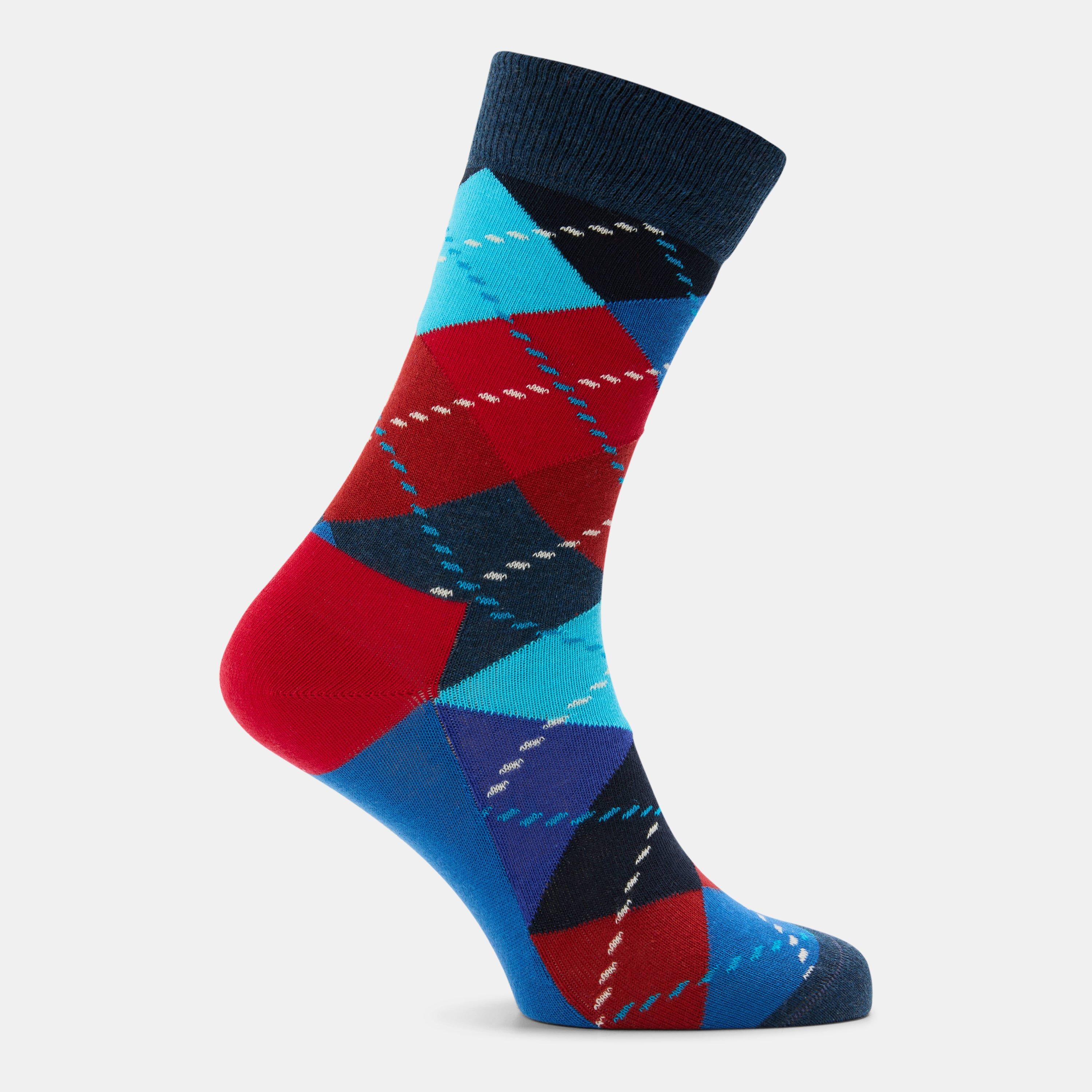 Blu - Happy Socks - Argyle Sk 99 - 2