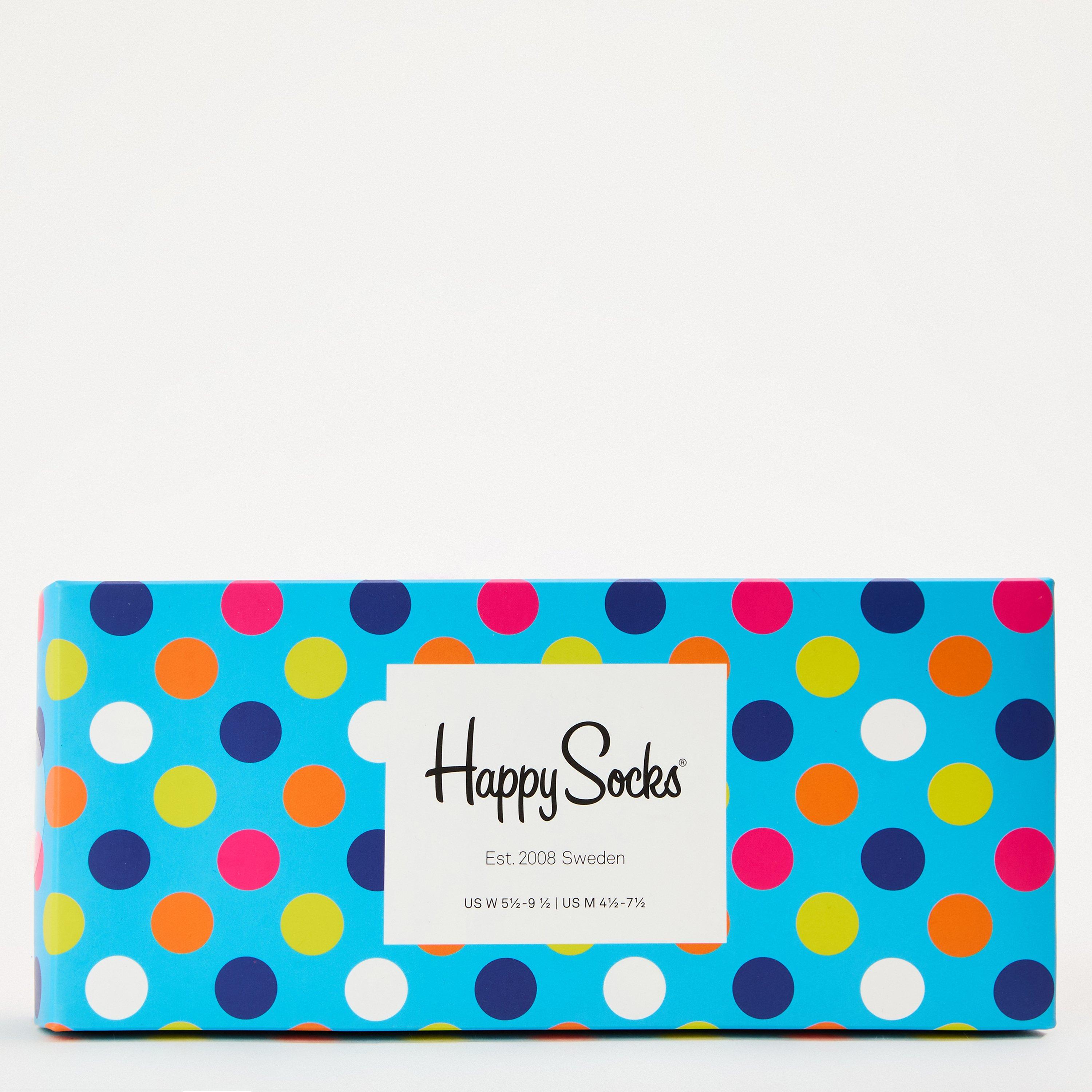 Turquoise - Happy Socks - Bg Dot Gift 4Pk 99 - 2