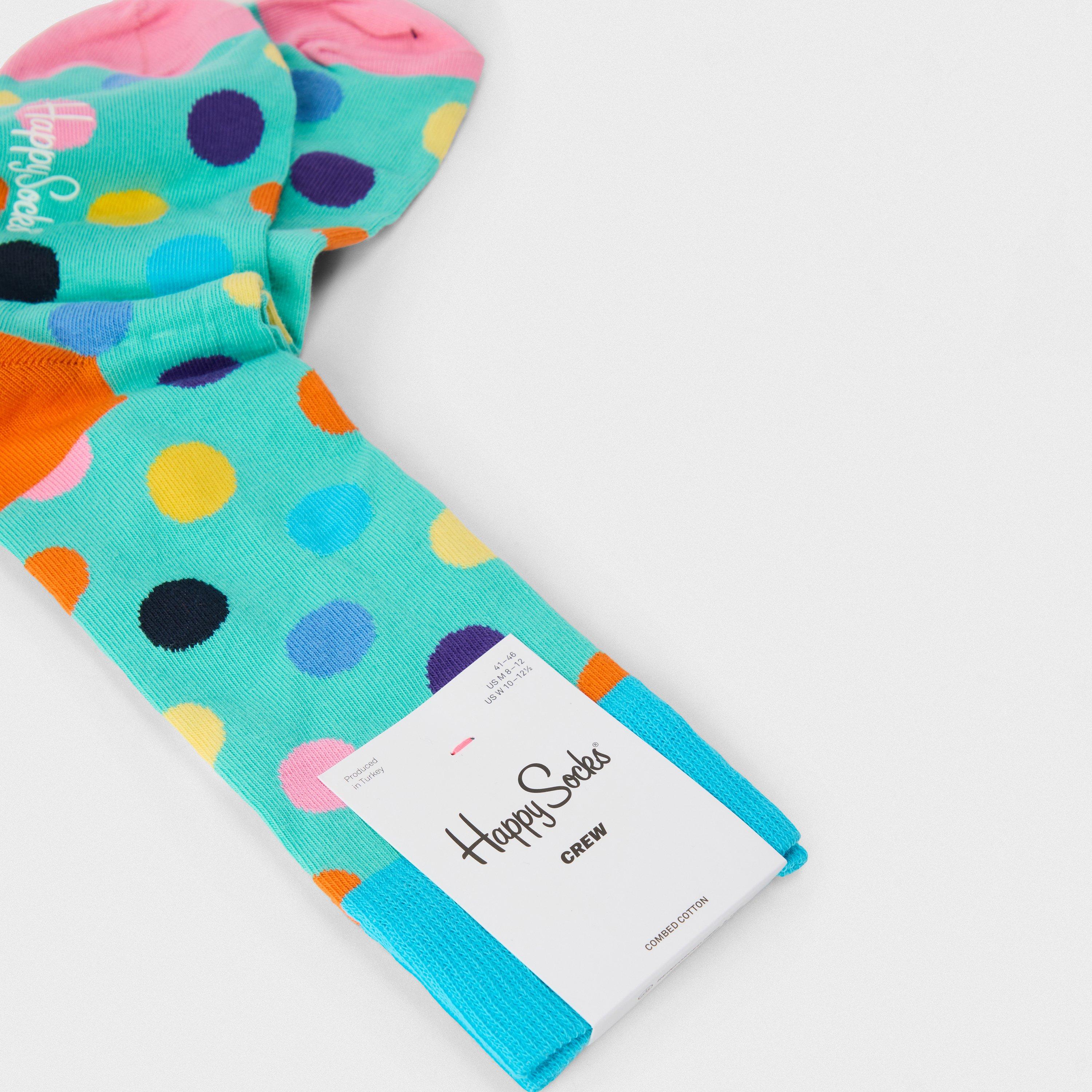 Turquoise - Happy Socks - Big Dot Sk 99 - 2