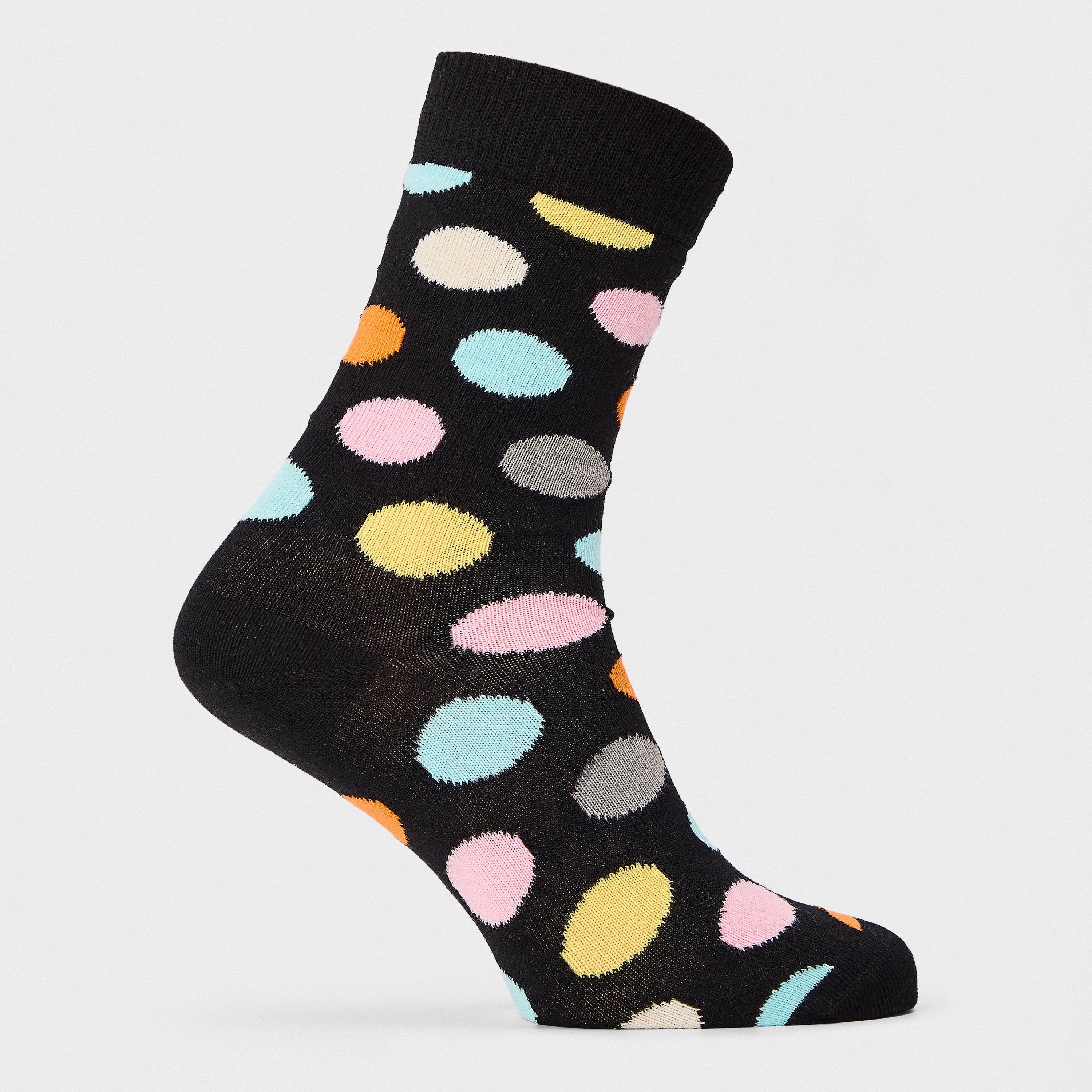 Happy Socks  Big Dot Pop - Black - 4-7(36-40)