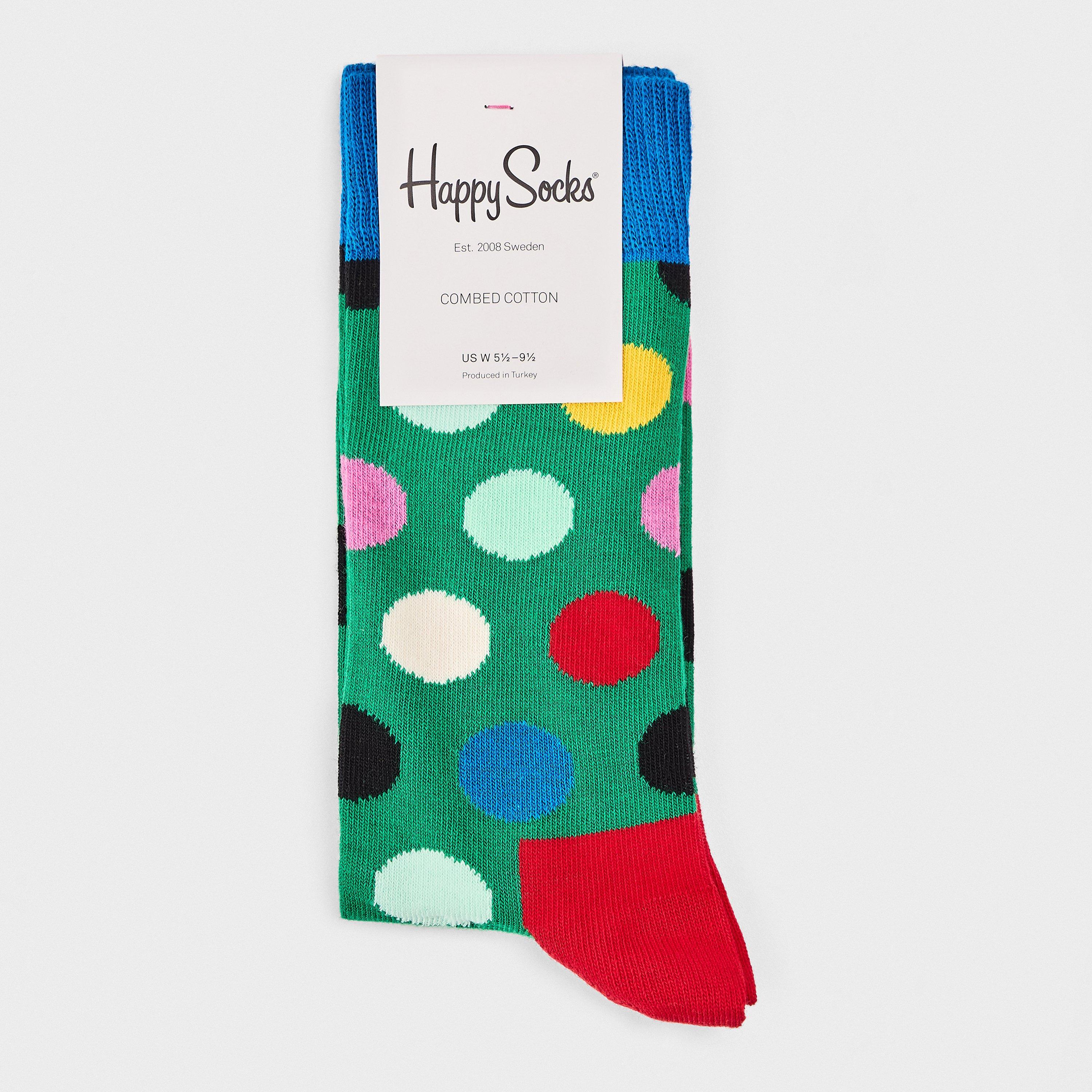 Green - Happy Socks - Big Dot Pop - 2