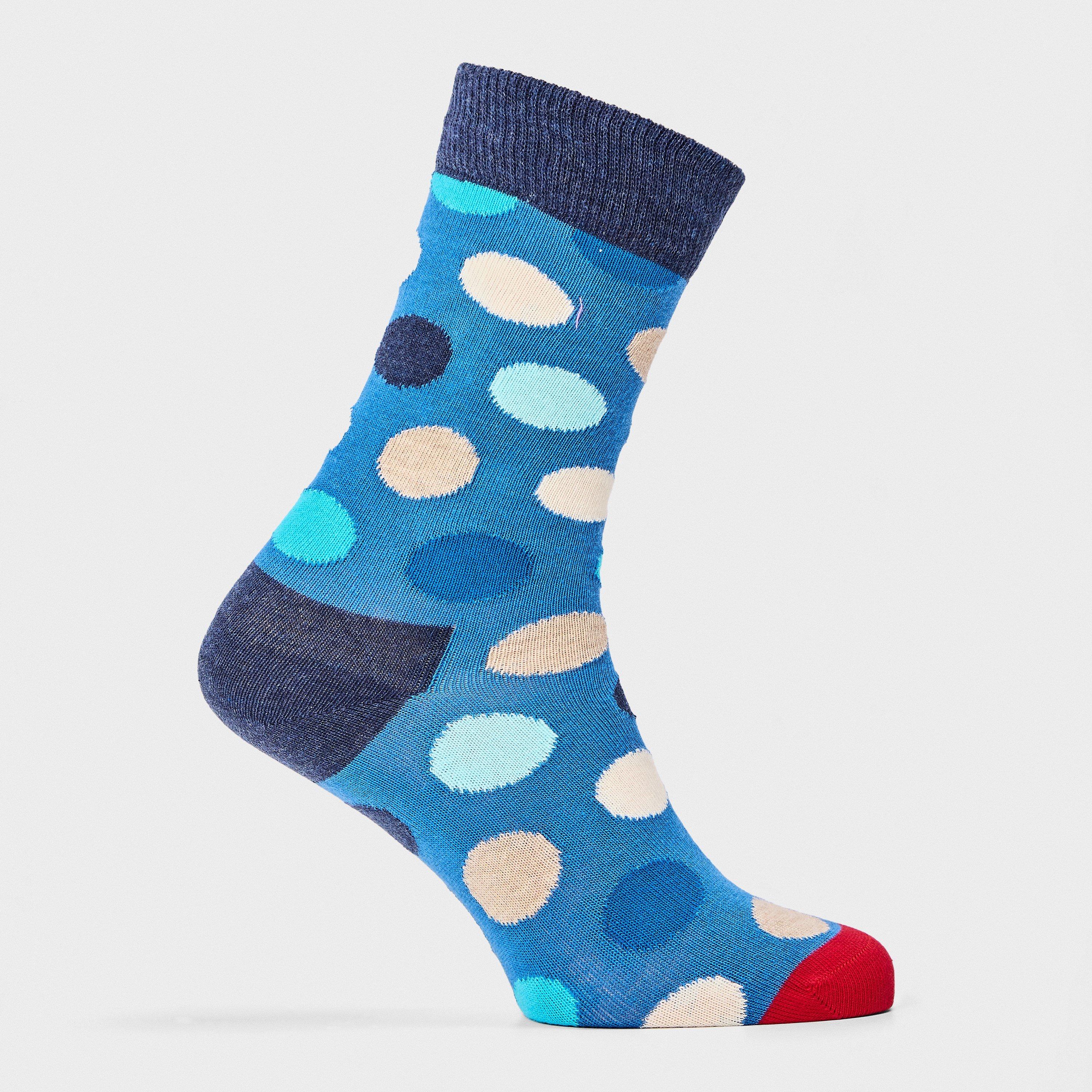 Happy Socks  Big Dot Pop - Blue - 4-7(36-40)