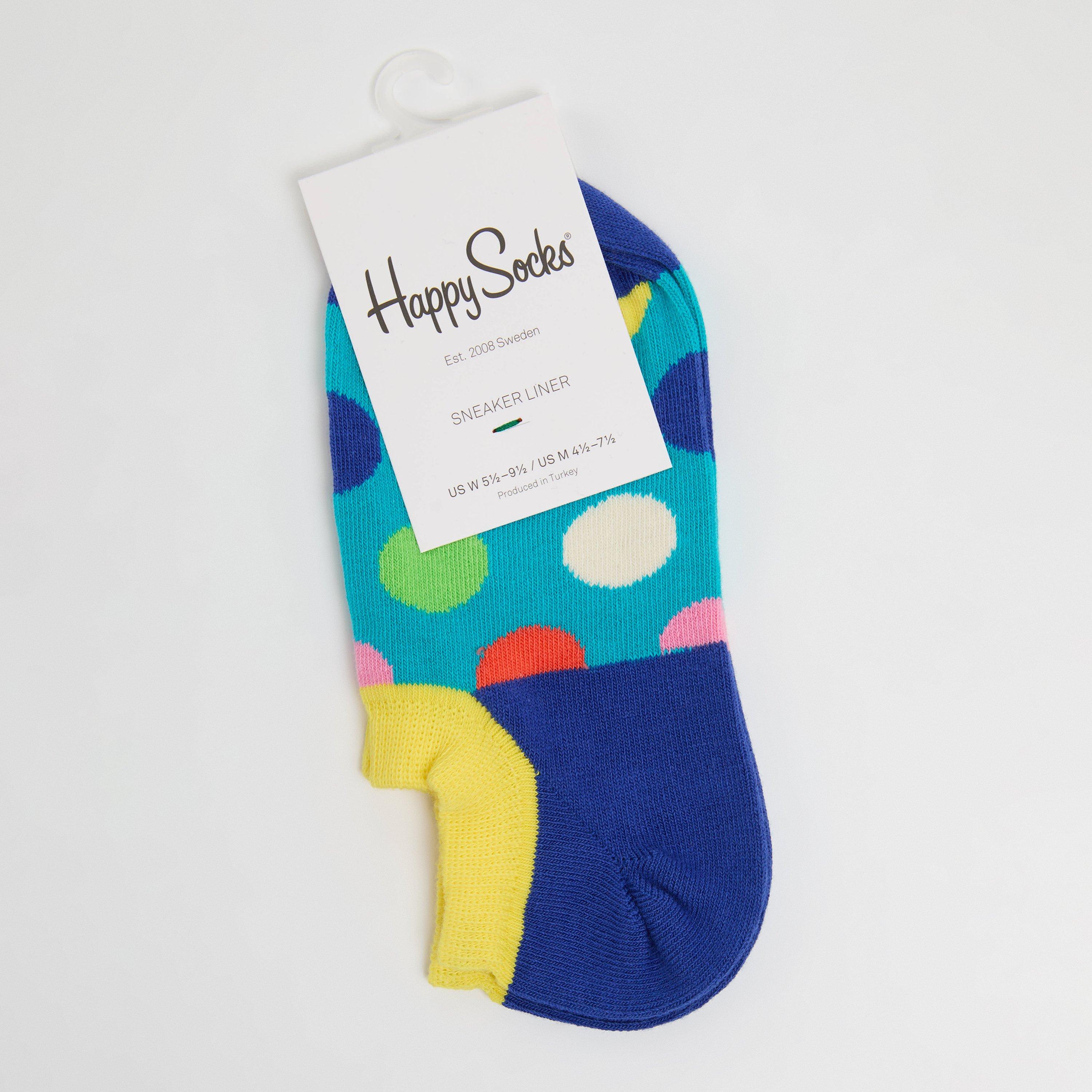 Happy Socks  Big Dot Pop - Blue - 4-7(36-40)