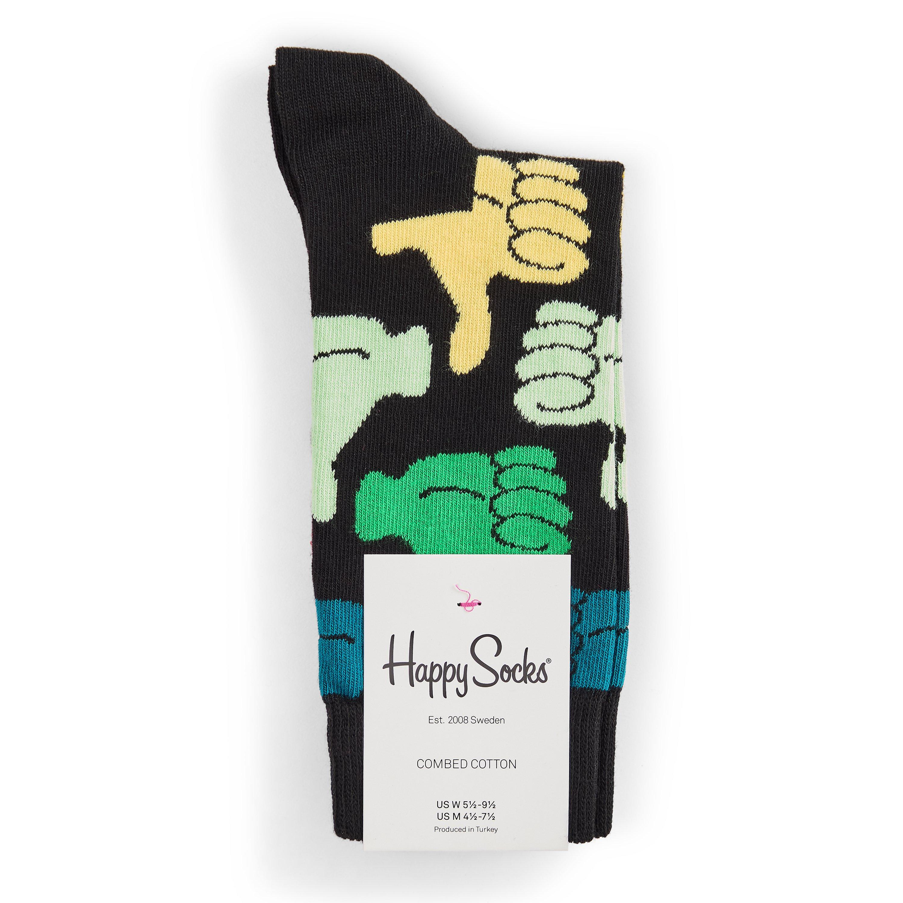 Noir - Happy Socks - Big Thumbs Sk 99 - 2