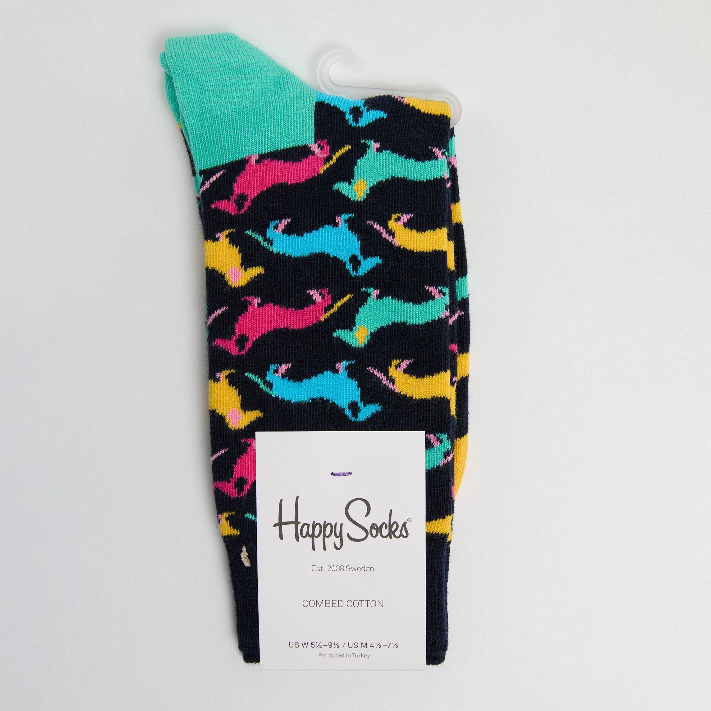 Black - Happy Socks - Cats and Dogs Pop - 1