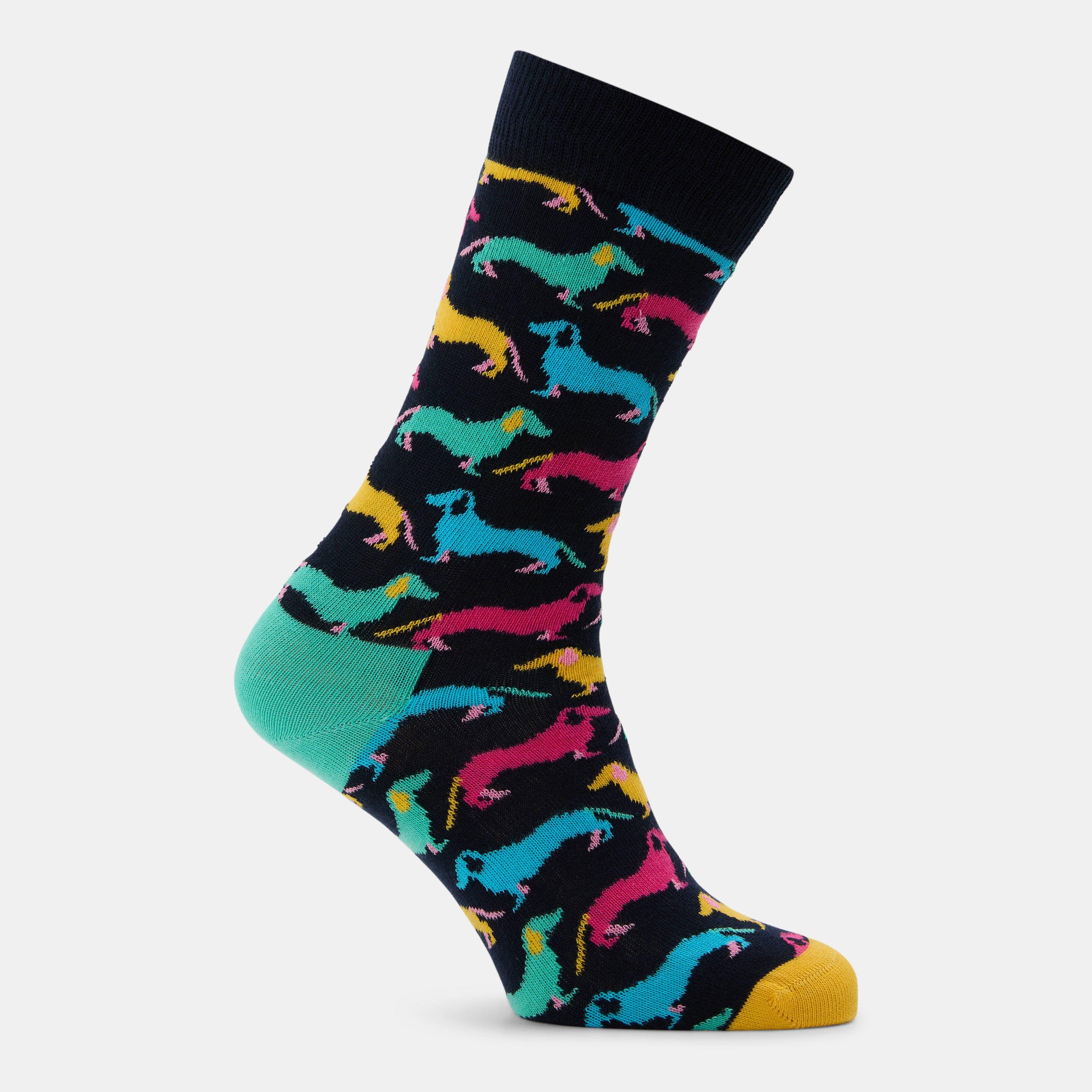 Black - Happy Socks - Cats And Dog Sk 99 - 2