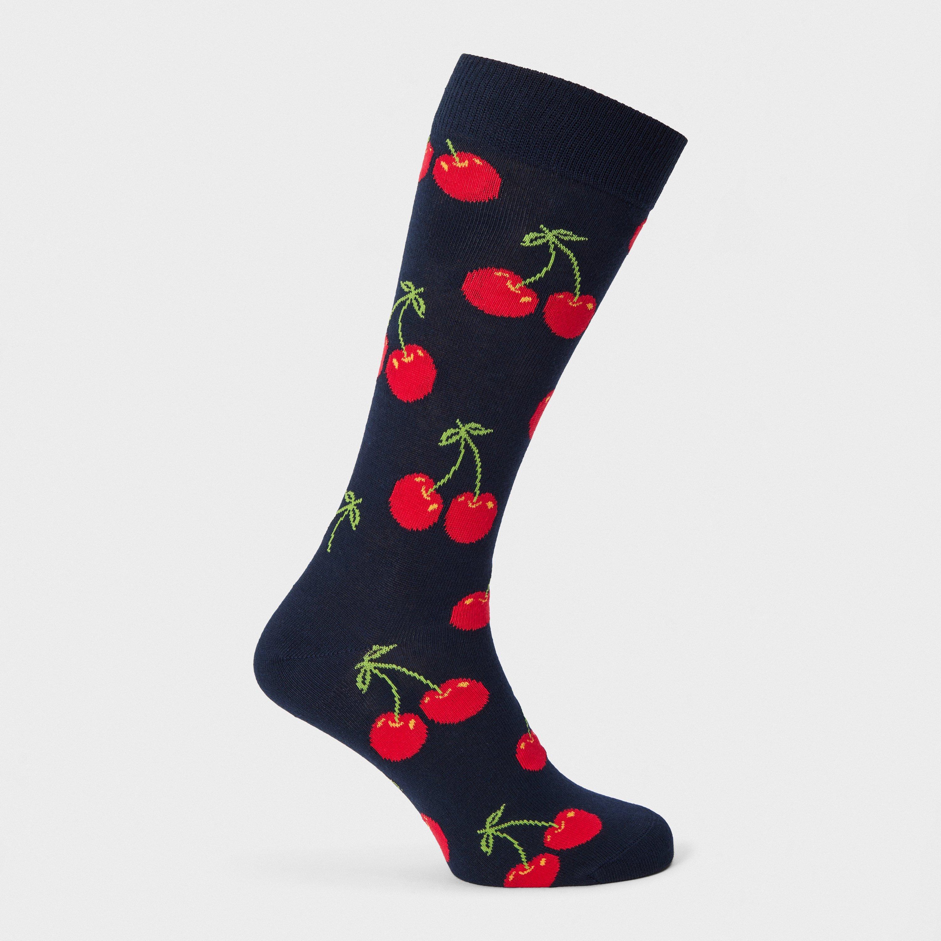 Happy Socks  Cherry Sk Pop - Navy - 7-12(41-46