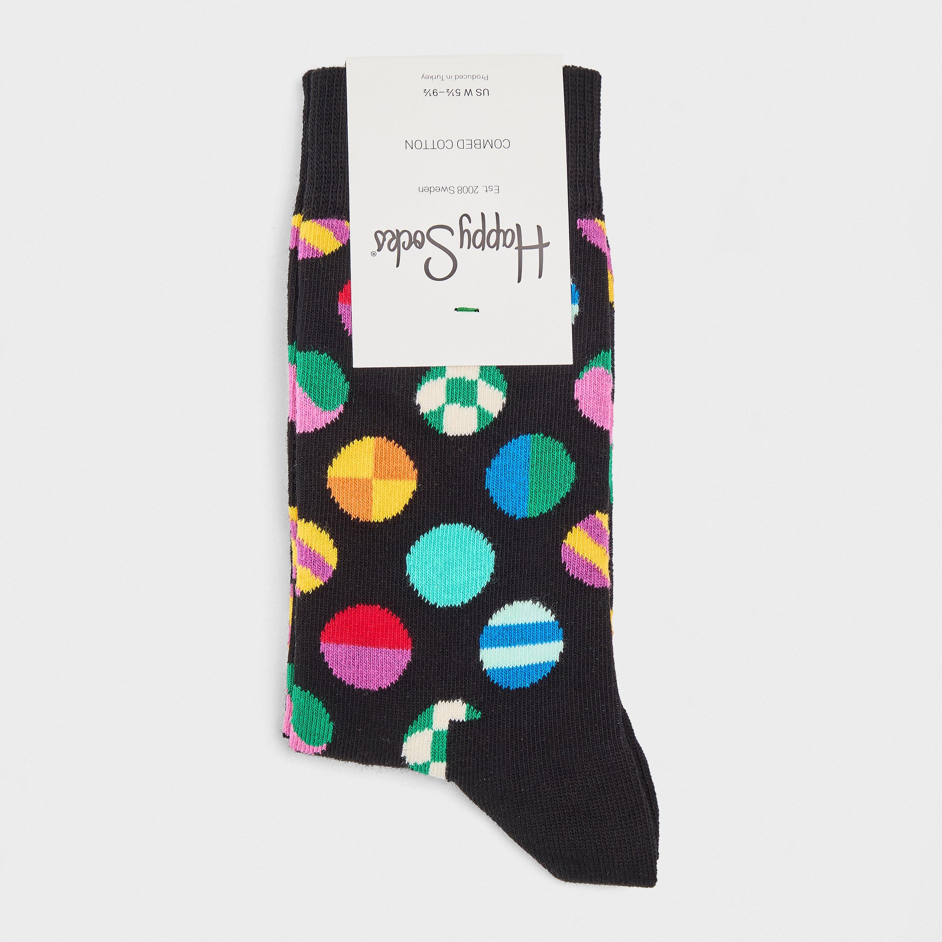 Noir - Happy Socks - Clashing Dot Sk 99 - 2