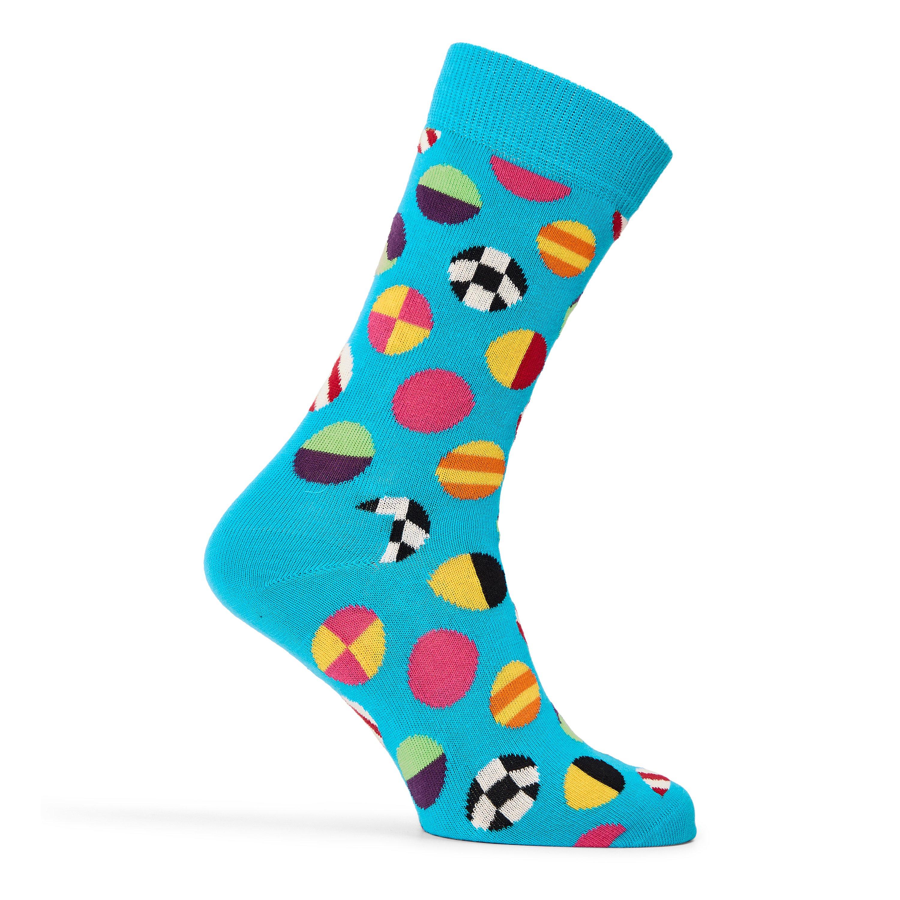 Happy Socks  Clashing Dot Pop - Turquoise - 4-7(36-40)
