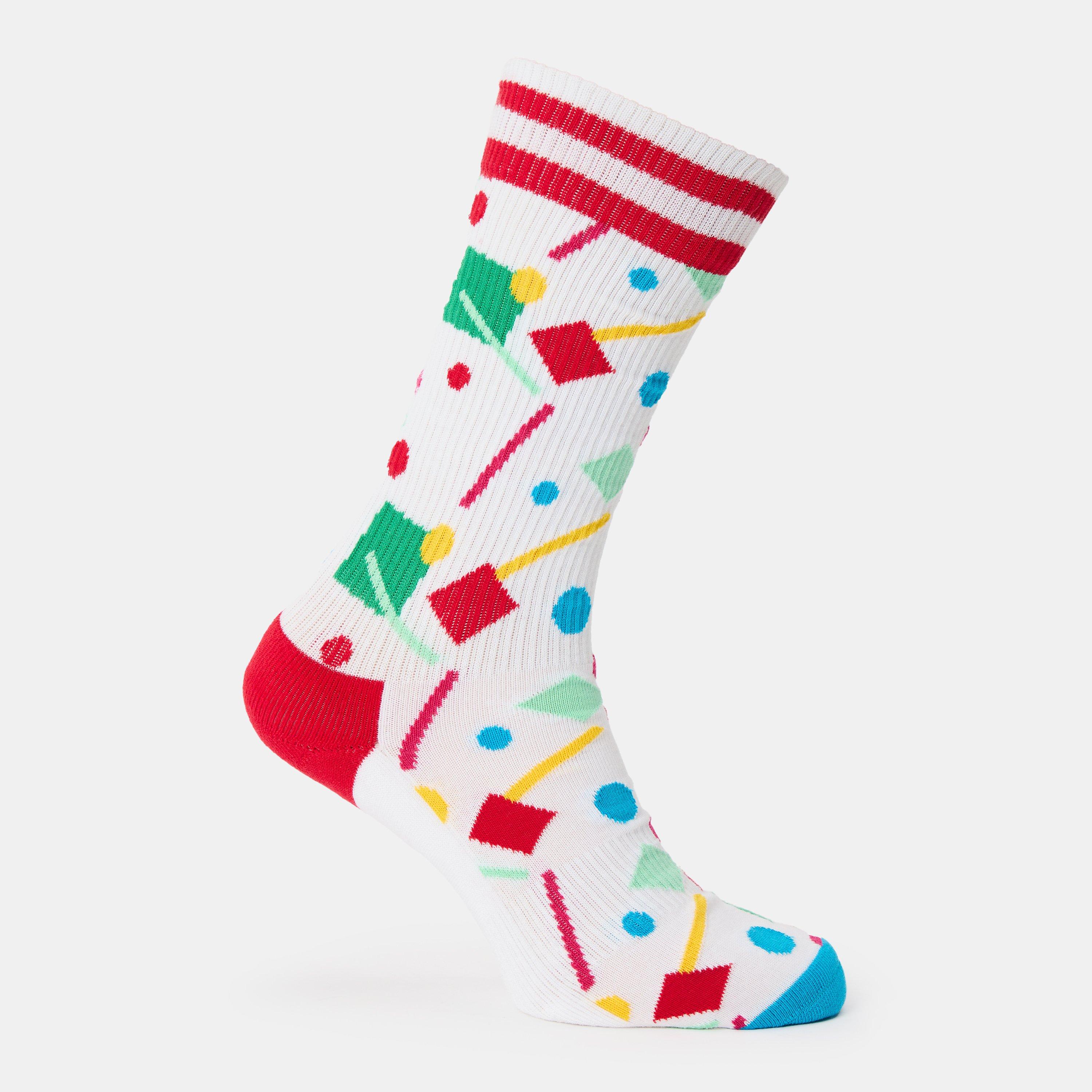 White - Happy Socks - Confetti Pop - 1
