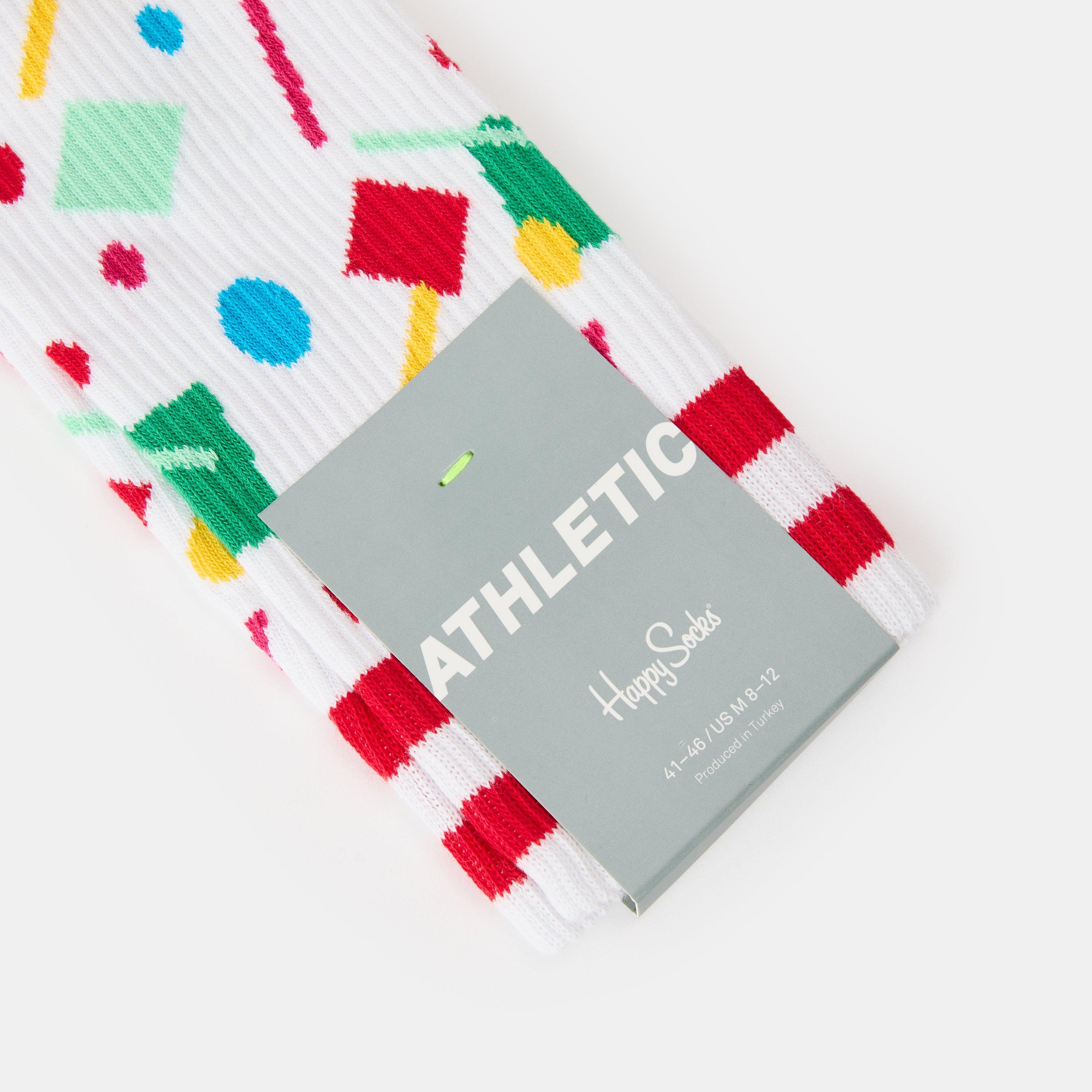 White - Happy Socks - Confetti Sk 99 - 2