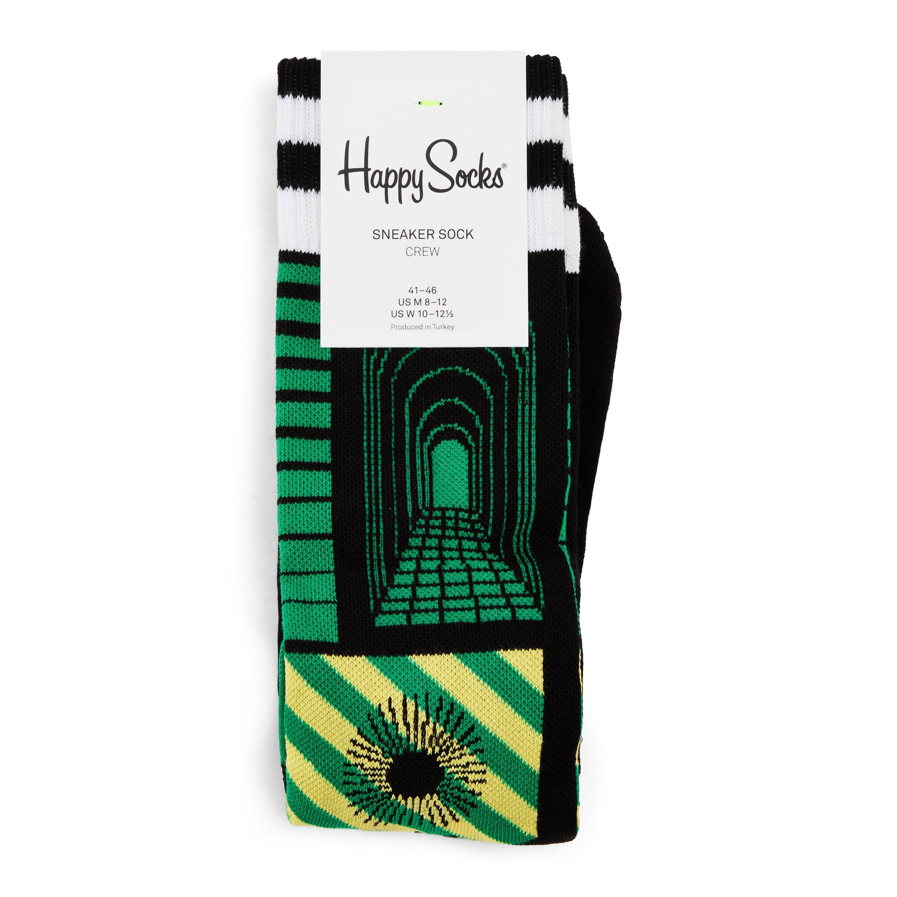 Black - Happy Socks - Crew Pop - 2