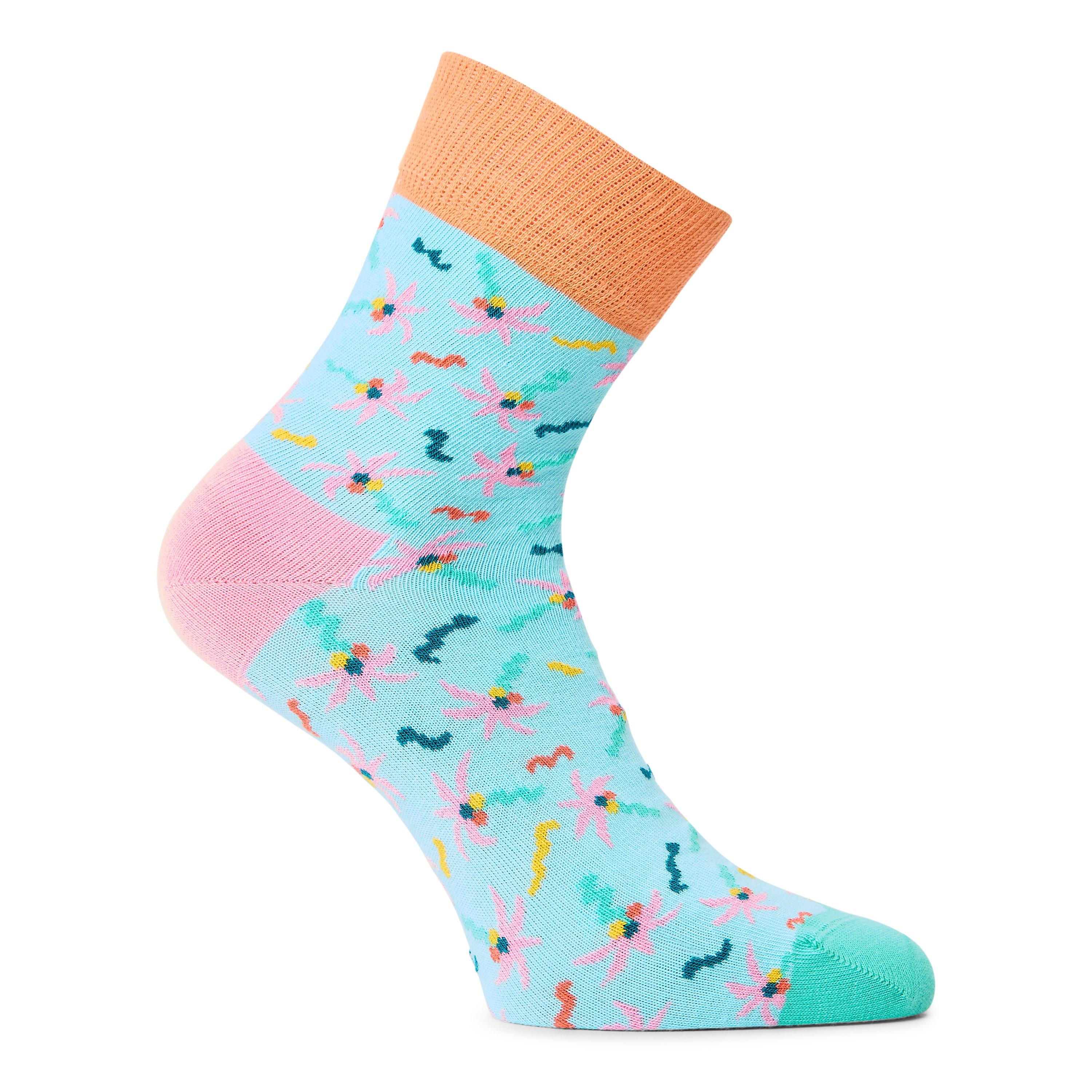 Lichtblauw - Happy Socks - Dancing Crw Sk 99 - 1