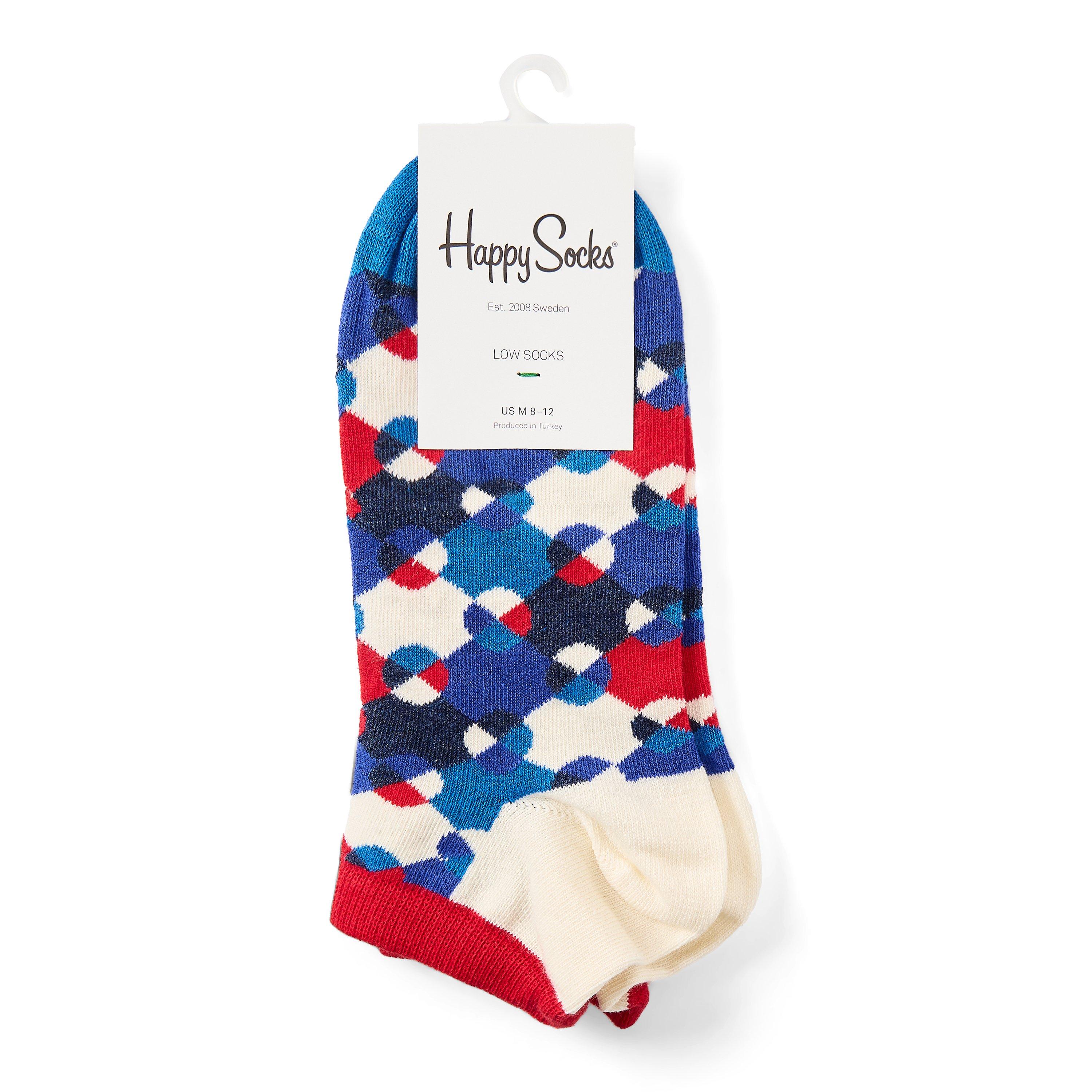 Happy Socks Calzini Mini Stripe Low – Blu, Taglia 41-46, Unisex Adulto, Cotone Morbido - 5