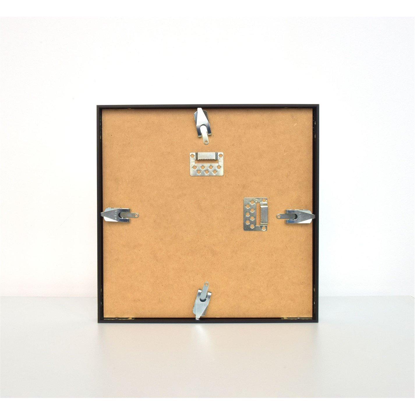 Jet Matt Black - nielsen - 12 inch Vinyl Record Display Frame Aluminium - 6