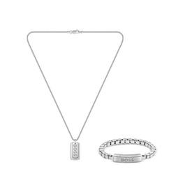 Boss Gents BOSS Devon Necklace and Bracelet Gift Set