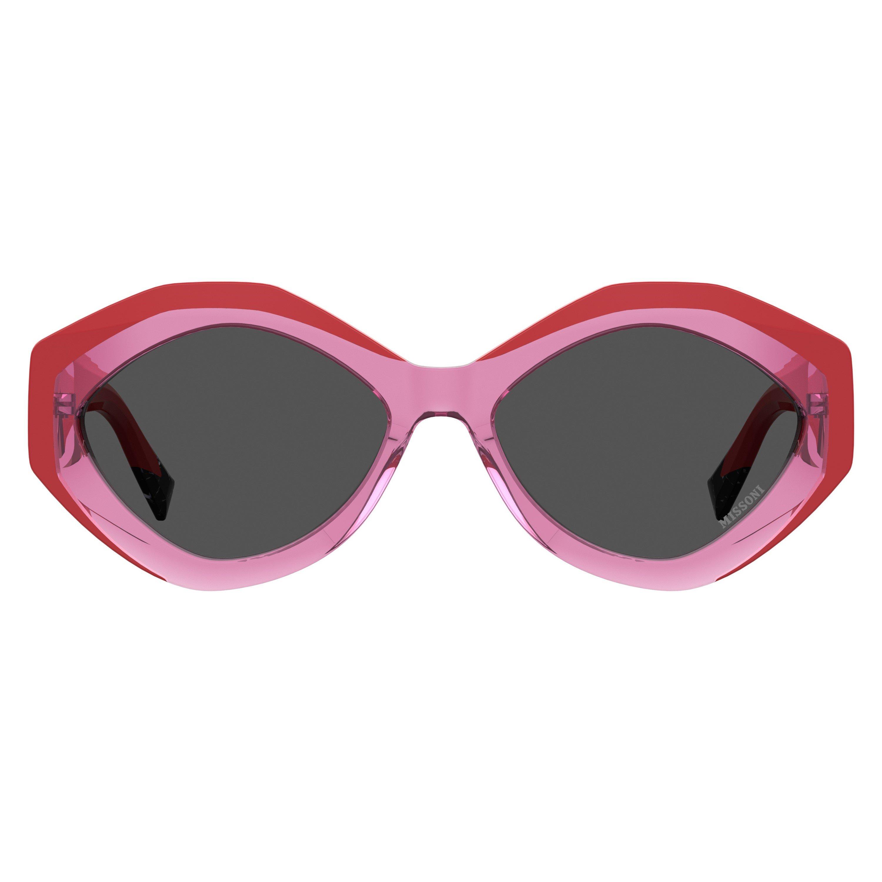 Red - Missoni - Women's Hexagon Sunglasses - 3