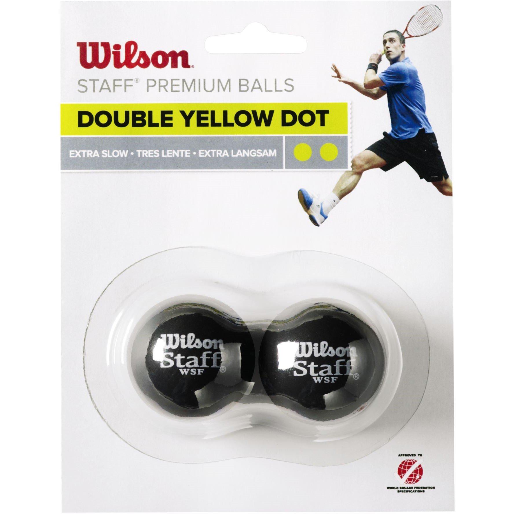Yellow - Wilson - Adults Squash Balls