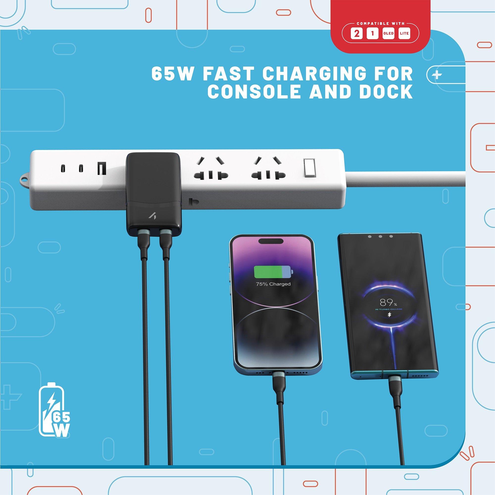 Multicolorido - Stealth - Nintendo Switch 2 Slim Travel Adapter - 4