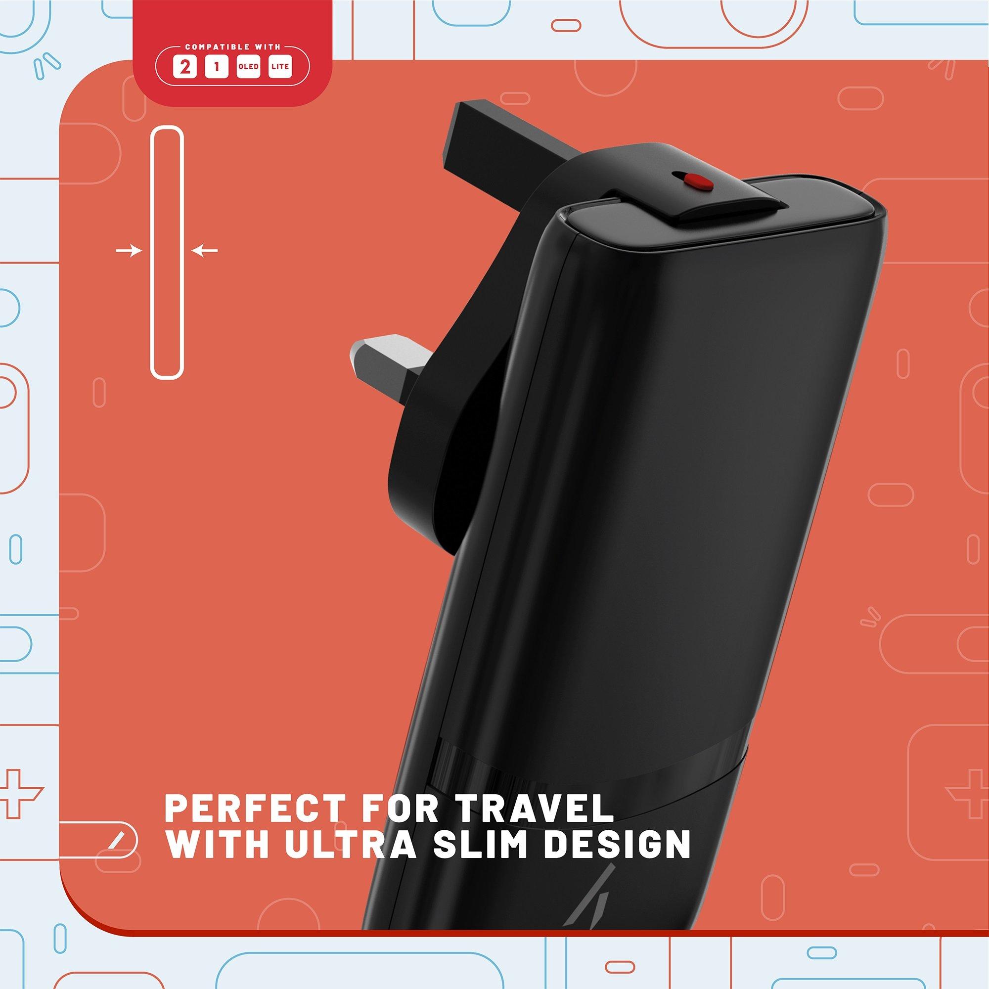 Multicolorido - Stealth - Nintendo Switch 2 Slim Travel Adapter - 5