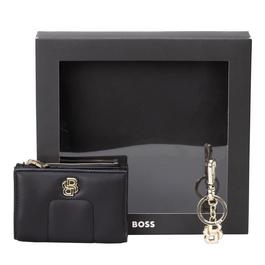 Boss Icon Wallet With Keychain Gift Set