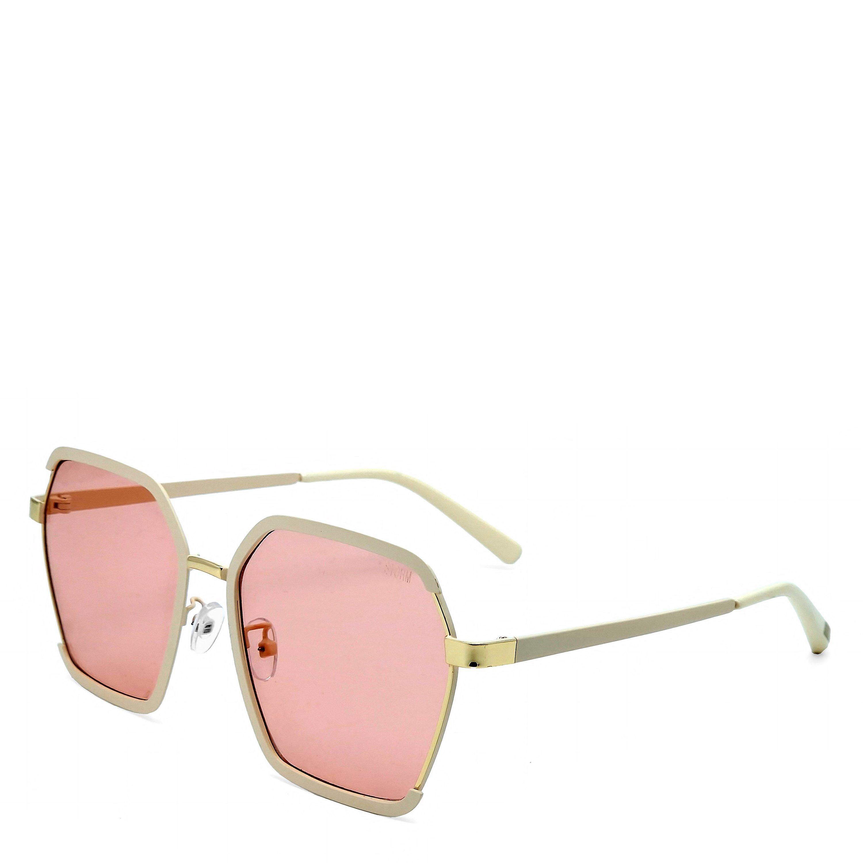 Storm Women's Hexagon Sunglasses - Beige