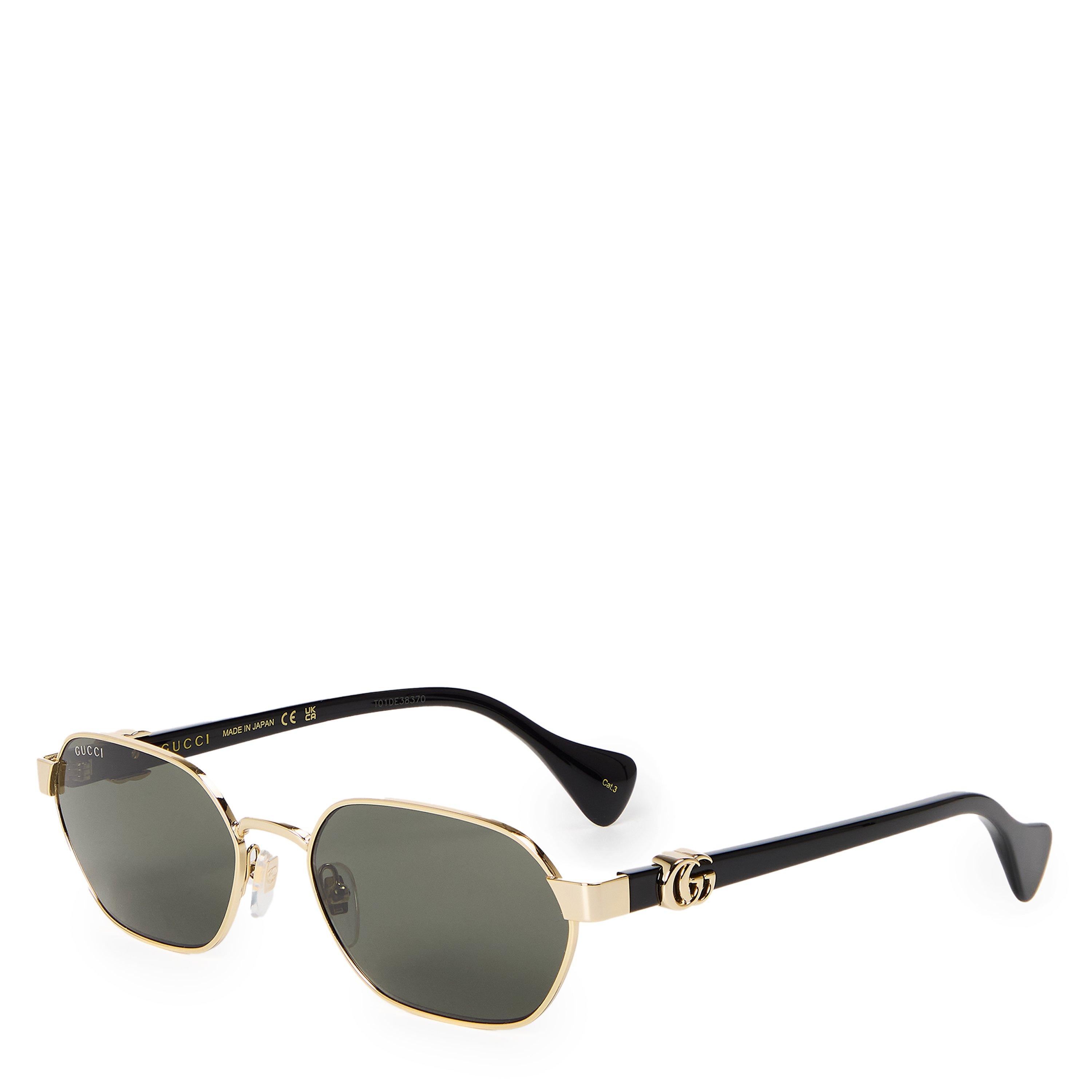 Gold - Gucci - Gucci GG1593S Women’s Hexagon Sunglasses - 1
