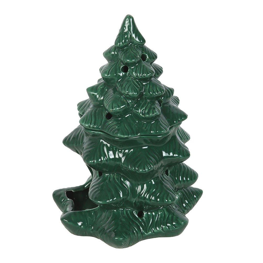 Green - Something Different - Green Fir Tree Oil Burner and Wax Warmer - 4