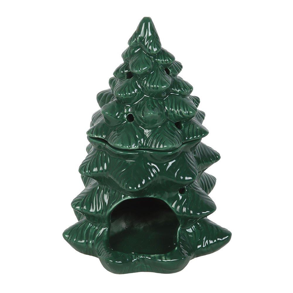 Green - Something Different - Green Fir Tree Oil Burner and Wax Warmer - 5