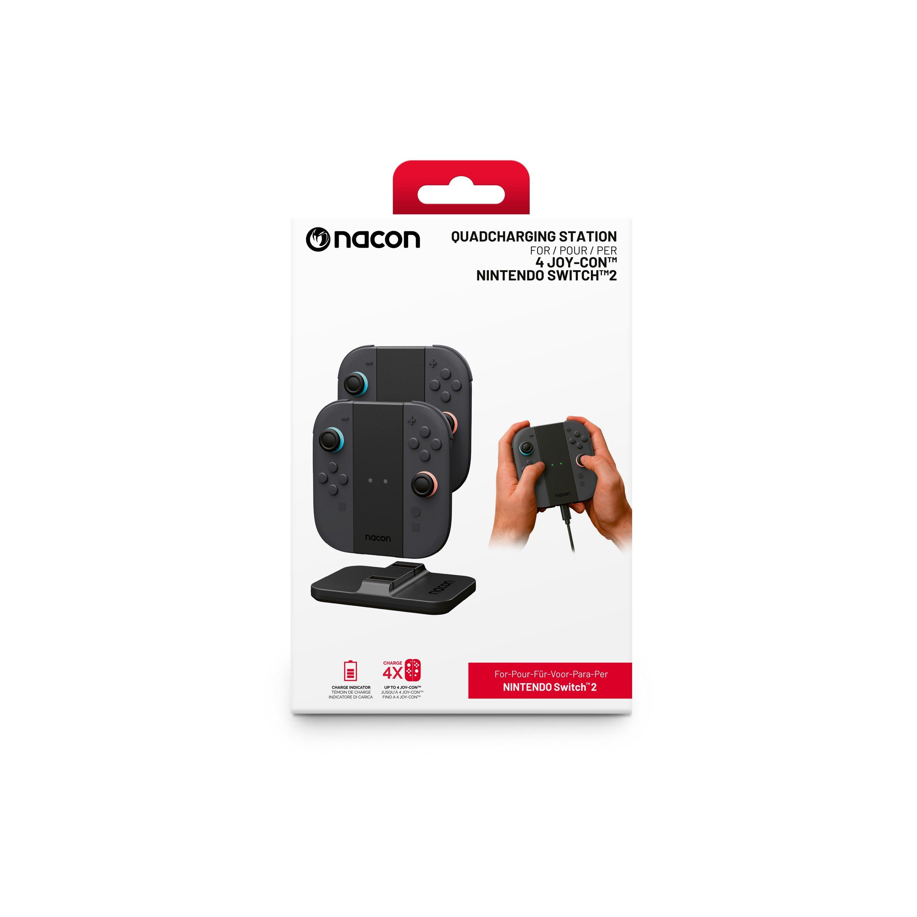 Black - Nacon - Nintendo Switch 2 Joy Con Charger - 2