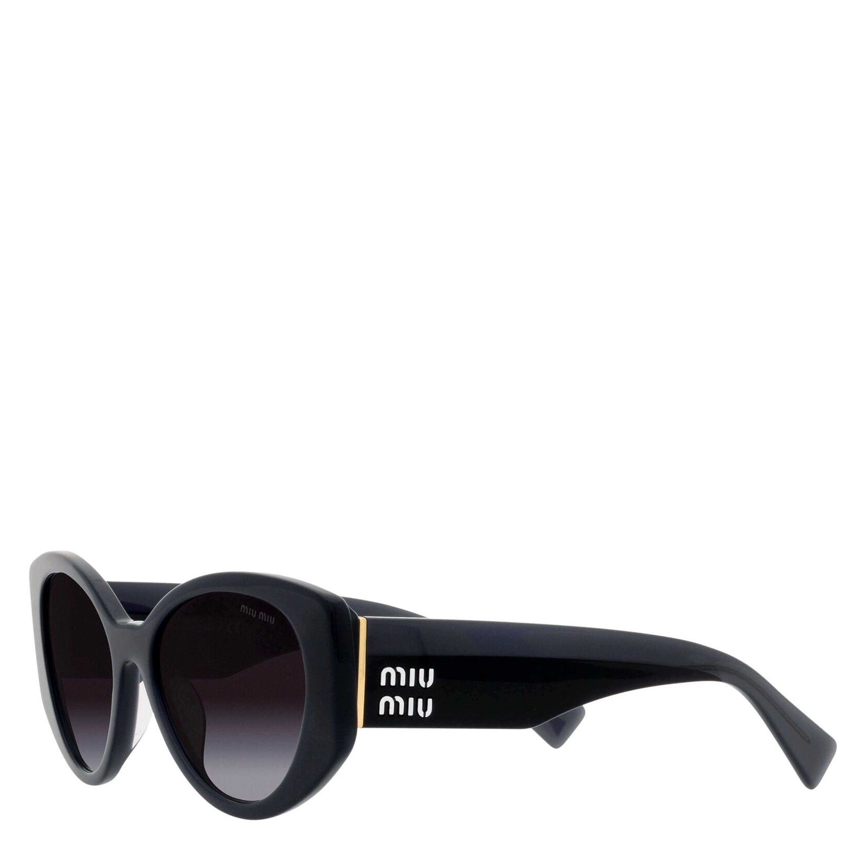 Green - Miu Miu - Women's Cat Eye Hexagon Sunglasses - 1