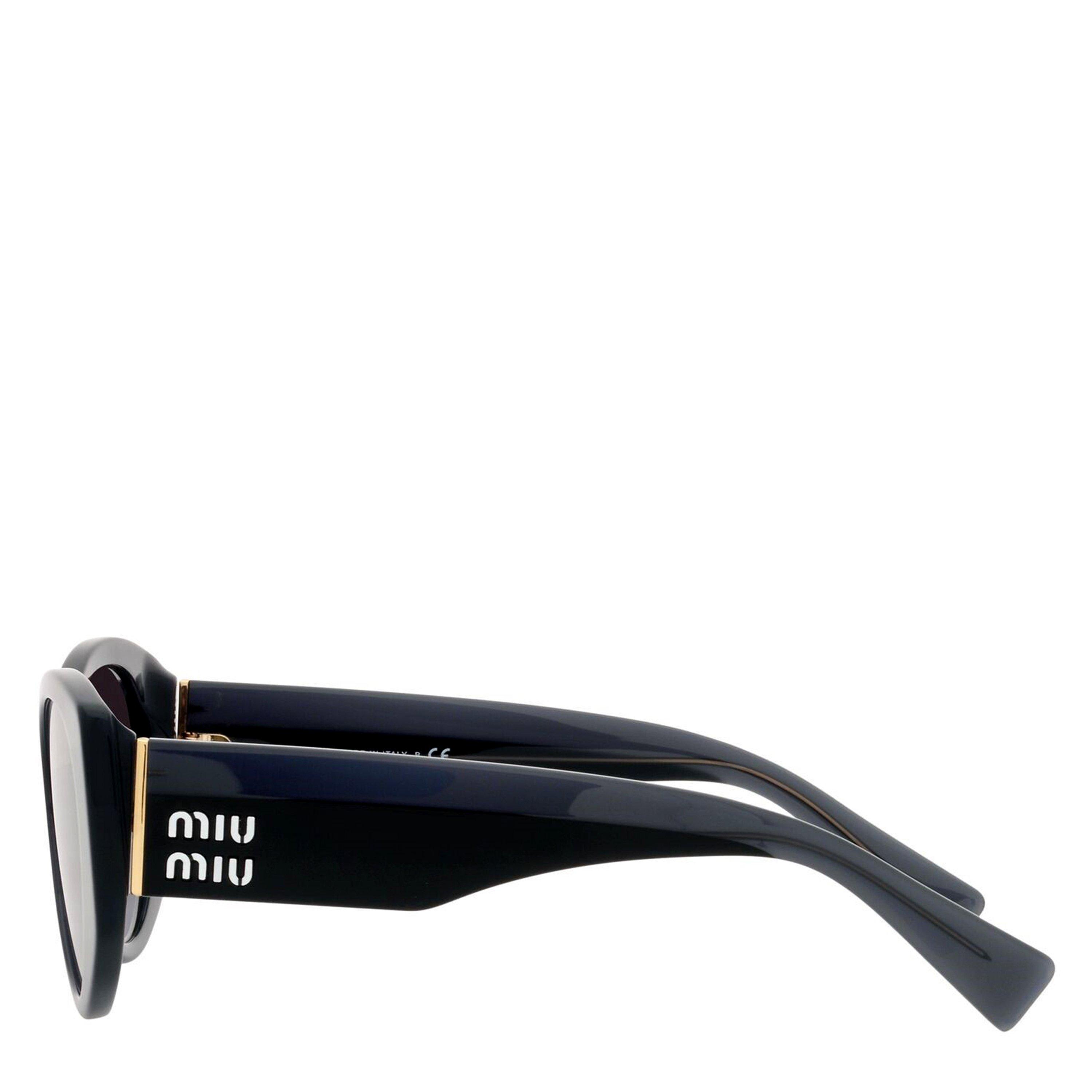 Green - Miu Miu - Women's Cat Eye Hexagon Sunglasses - 4