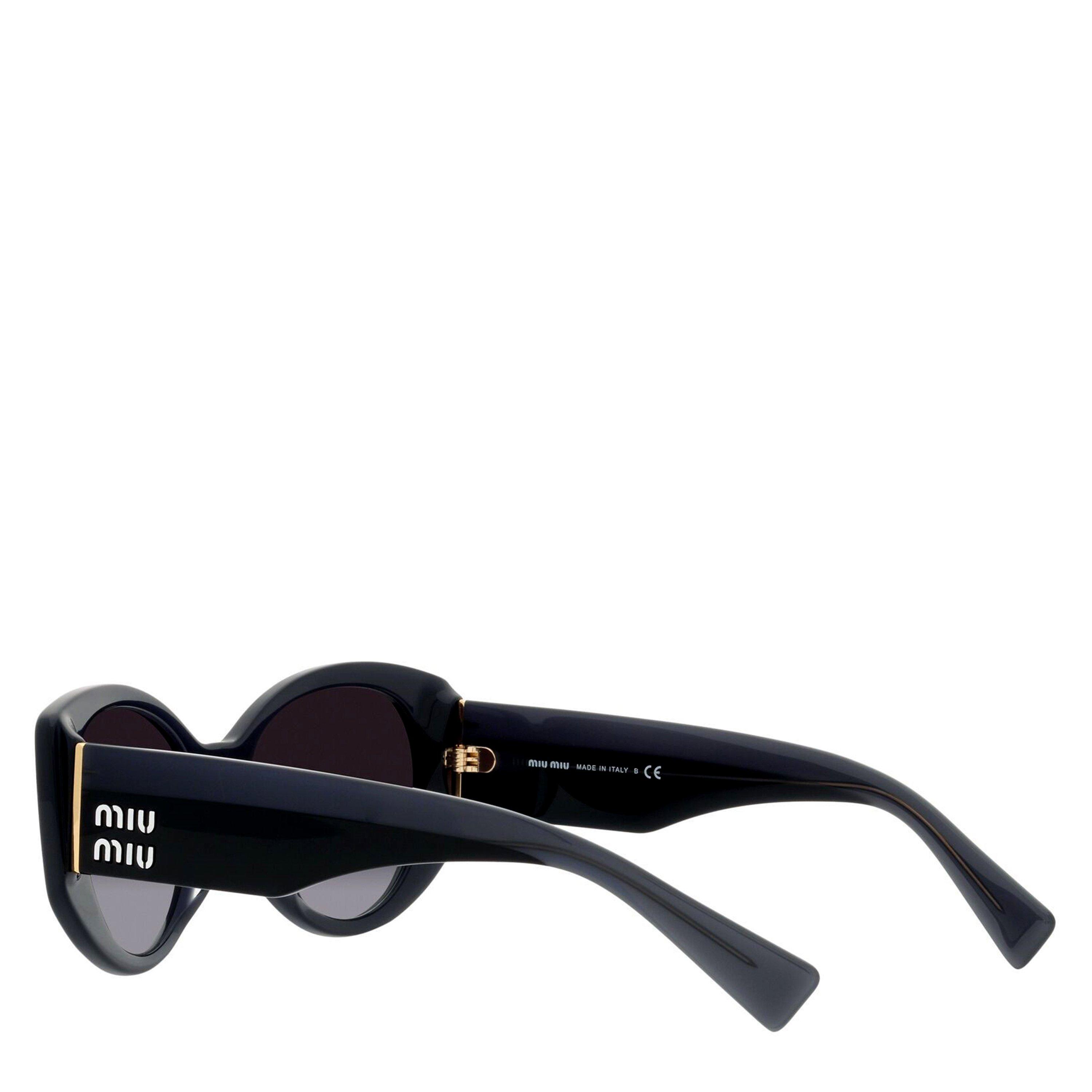 Green - Miu Miu - Women's Cat Eye Hexagon Sunglasses - 5