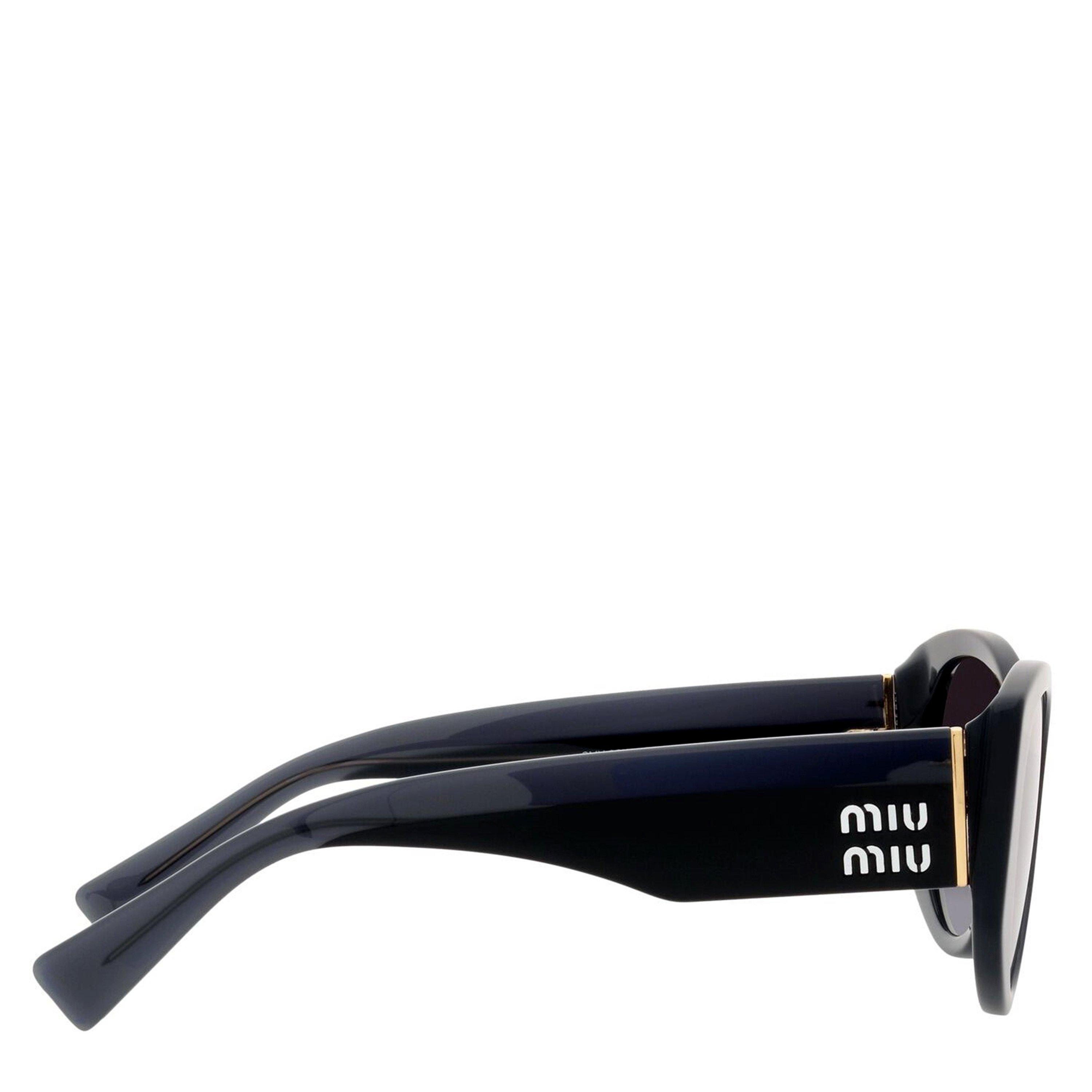 Green - Miu Miu - Women's Cat Eye Hexagon Sunglasses - 10