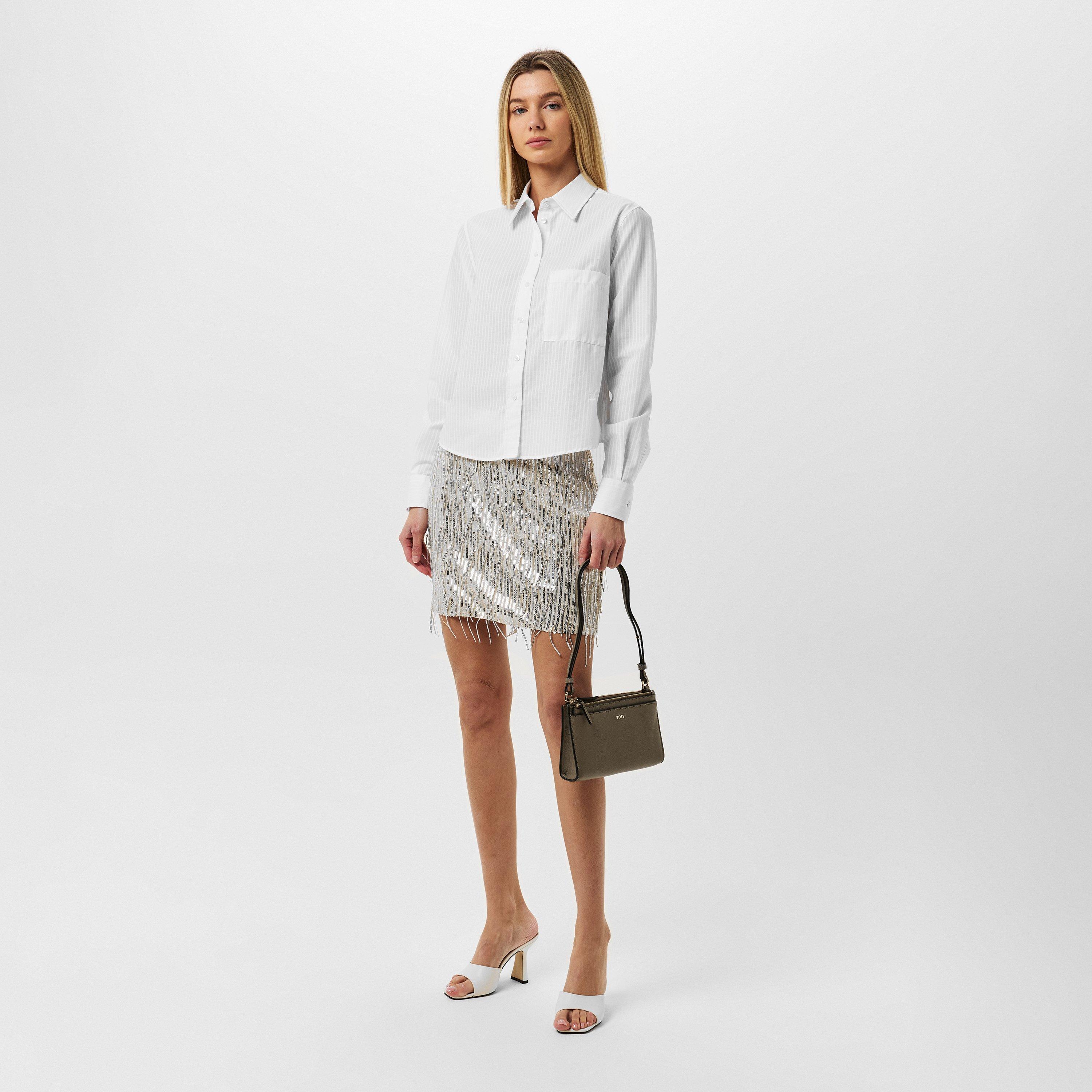 Medium Brown - Boss - Women's Alyce Mini Crossbody Bag - 7