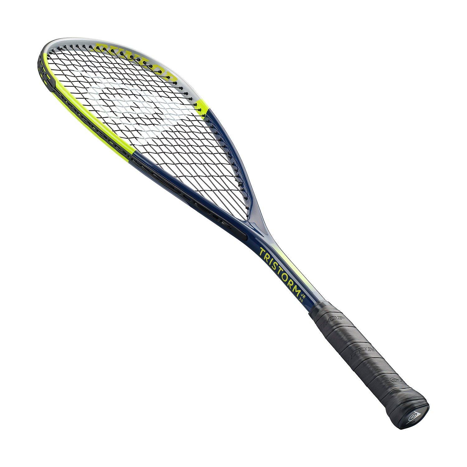 Marinegrün/Olivgrün - Dunlop - Tristorm 25 Jn Squash Racket - 4