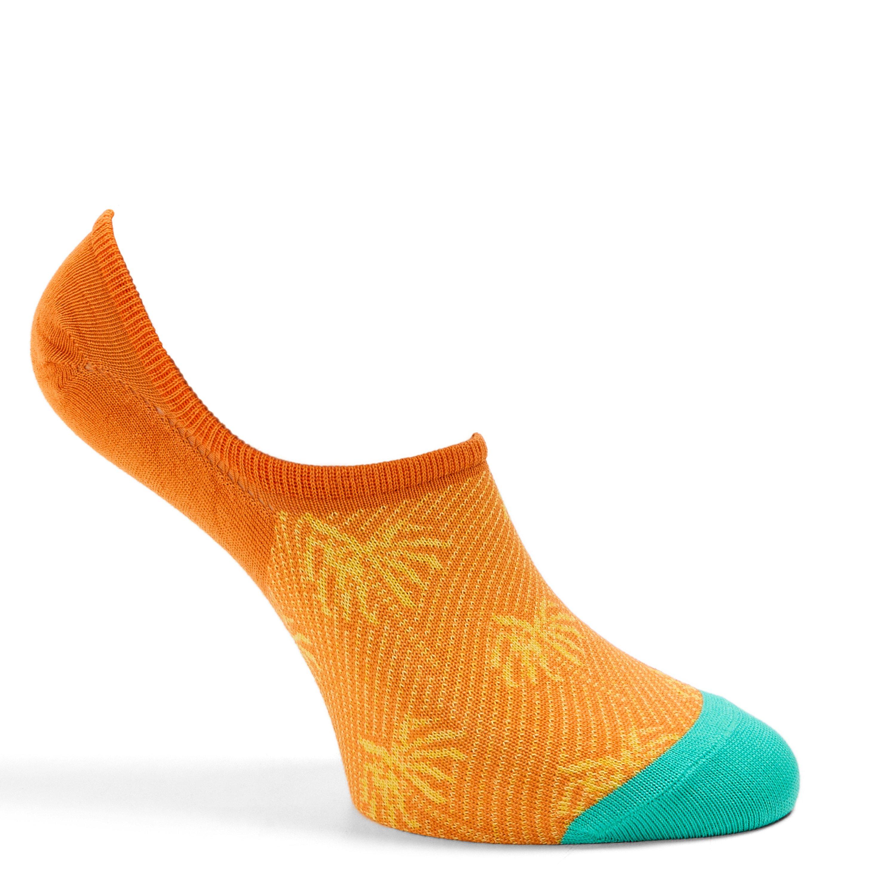 Orange - Happy Socks - Dressed Palm Pop - 1