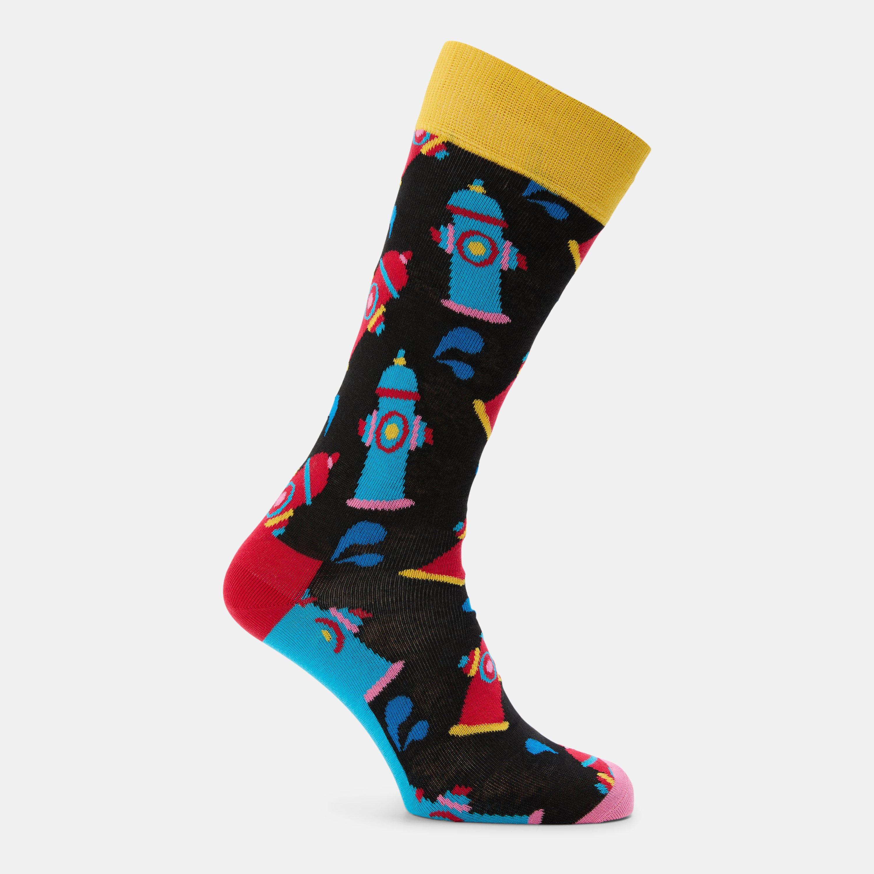 Preto - Happy Socks - Fire Hydrant Sk 99 - 2