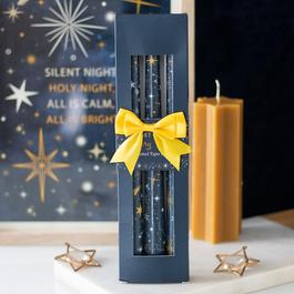 Something Different Set of 3 Starry Night Taper Candles